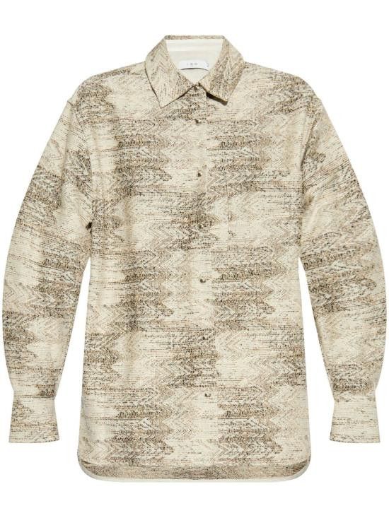 Iro IRO Women Shirts MALINI WP100BEI39 Beige Size S / US 4 / IT 40 - 1 Thumbnail