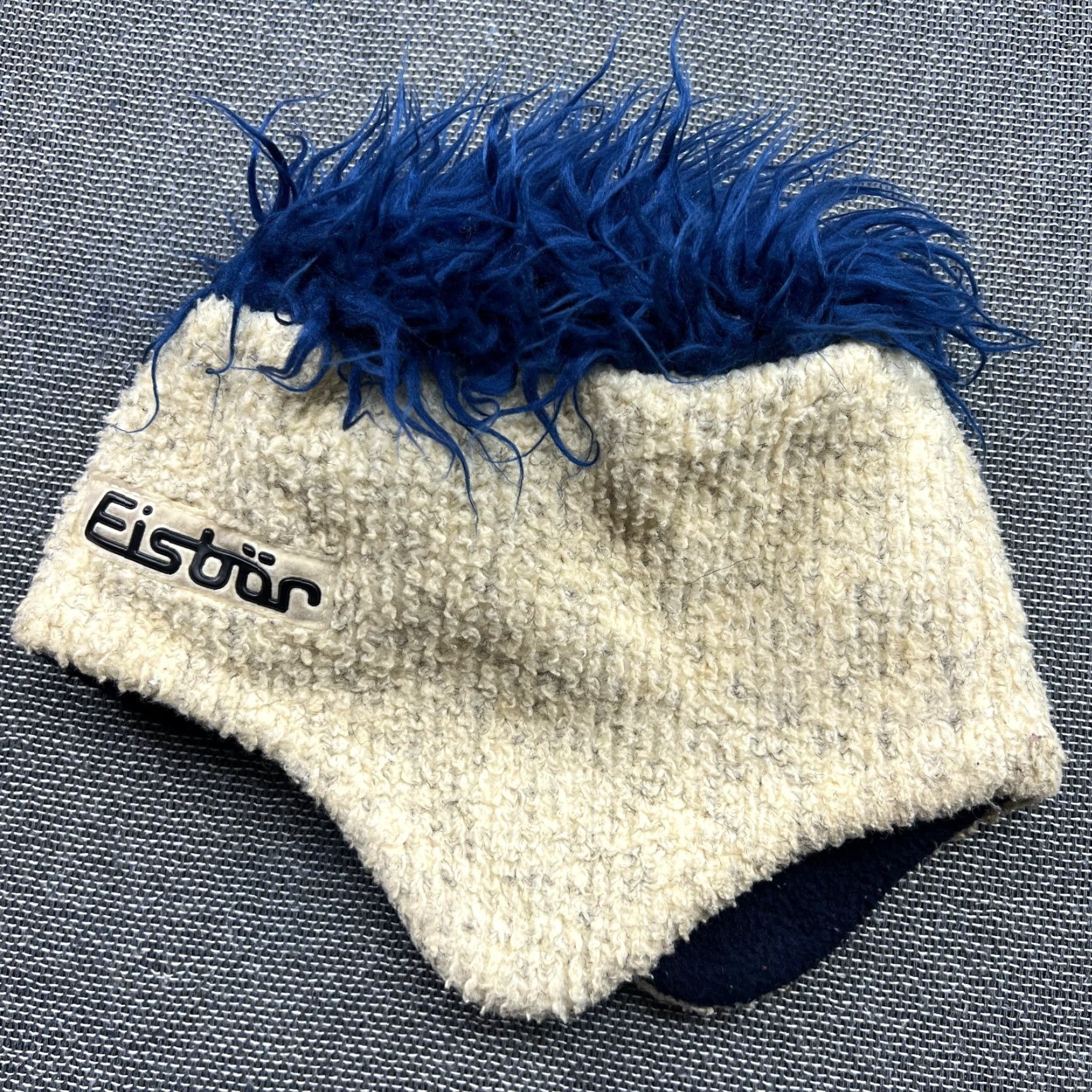 Vintage VINTAGE Eisbar Beanie Hat Unisex Adults 55 Beige Fleece Insulated Thermal Lined Ski Fur Size XXL / US 16-18 / IT 52-54 - 3 Thumbnail