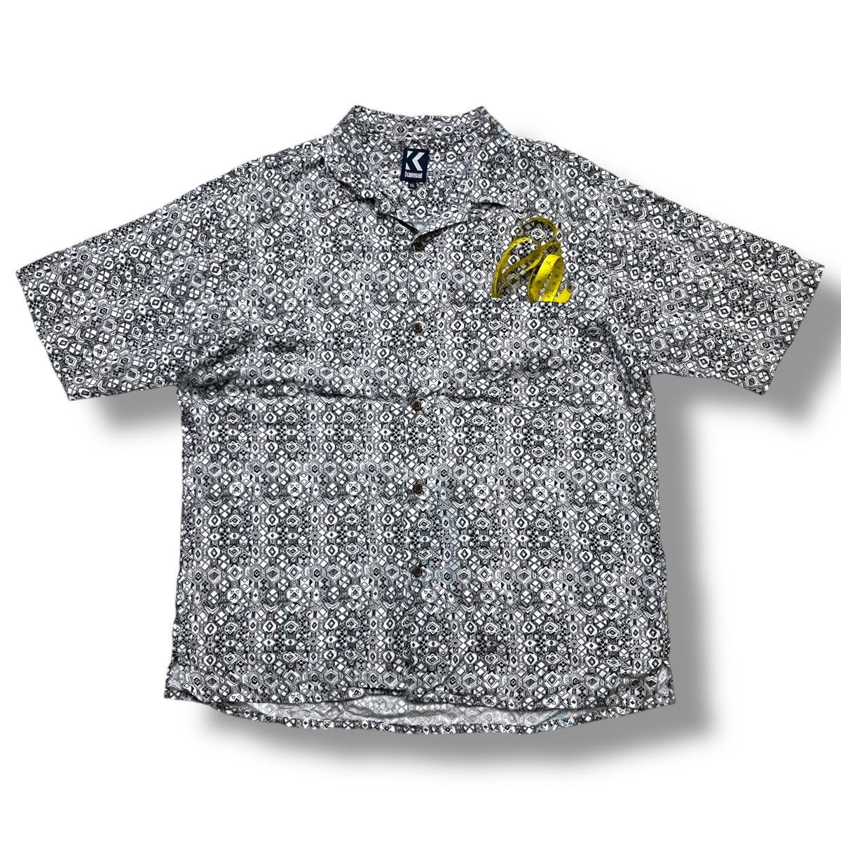 Kansai Yamamoto Kansai batik pattern loop collar shirt Size US XL / EU 56 / 4 - 1 Thumbnail