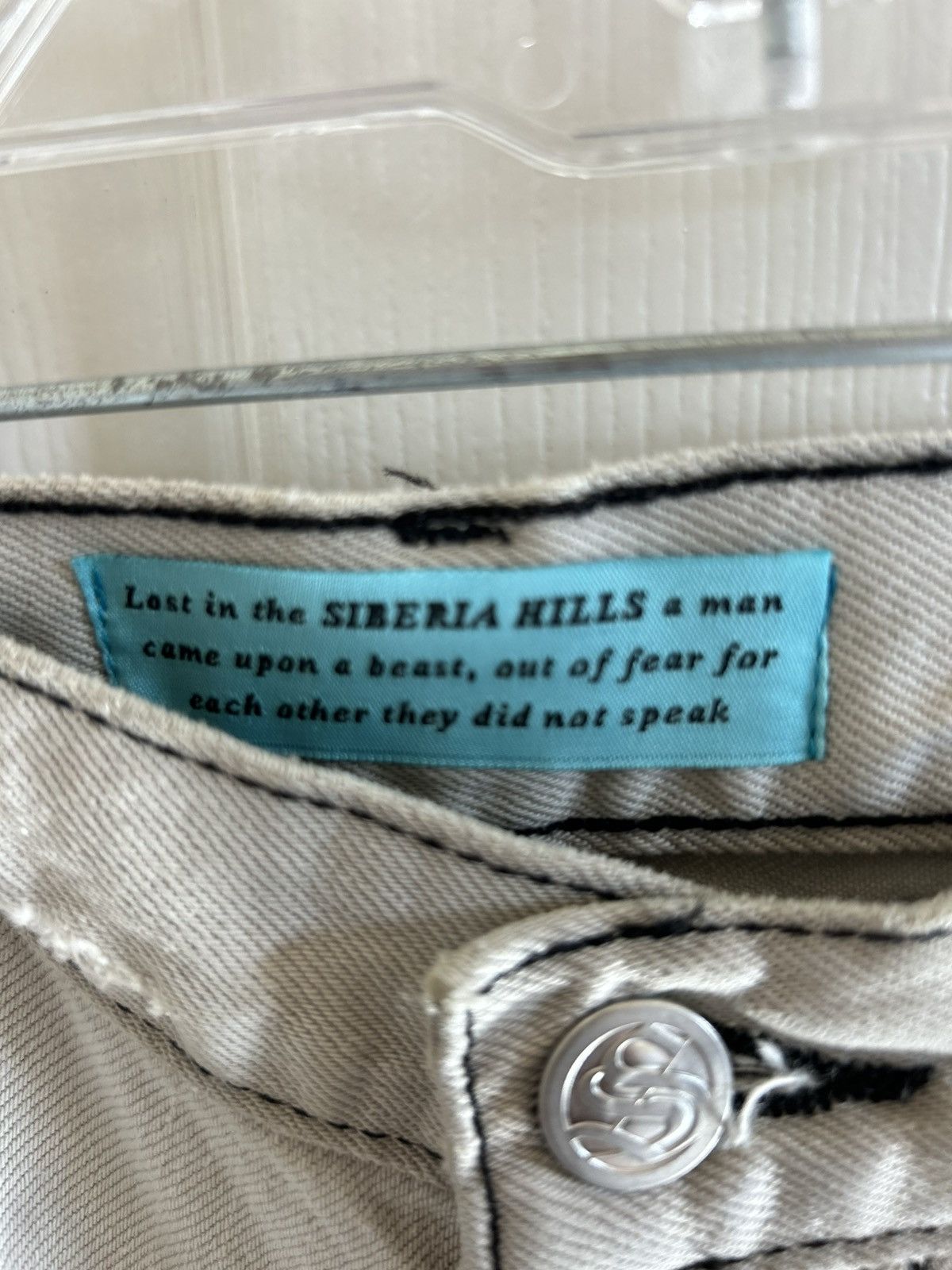 Siberia Hills Siberia hills torn jeans double layered sandgrey/blue Size US 34 / EU 50 - 3 Thumbnail