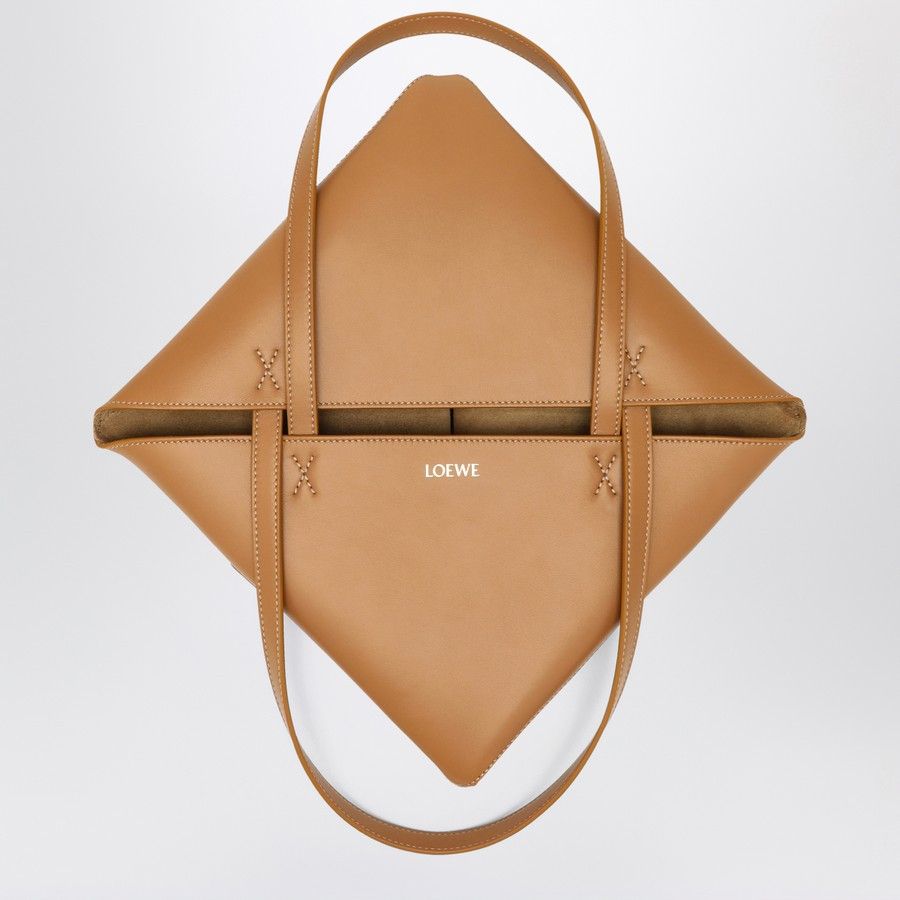Loewe o1d2blof0824 Size: OS / Puzzle Fold Tote Desert Bag in Camel Size ONE SIZE - 4 Thumbnail