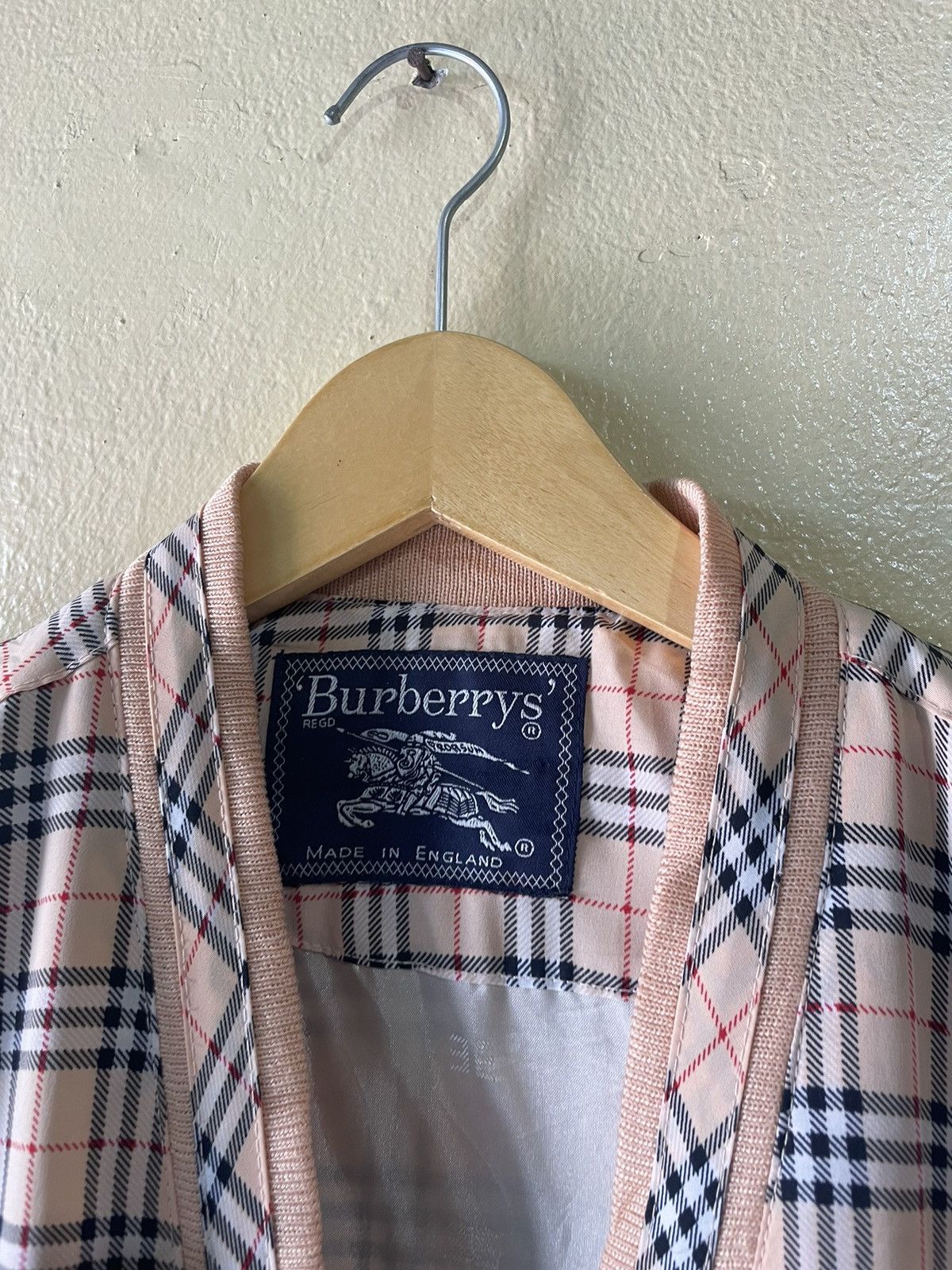 Burberry Vintage Burberrys Cardigan Jacket Size US L / EU 52-54 / 3 - 3 Thumbnail