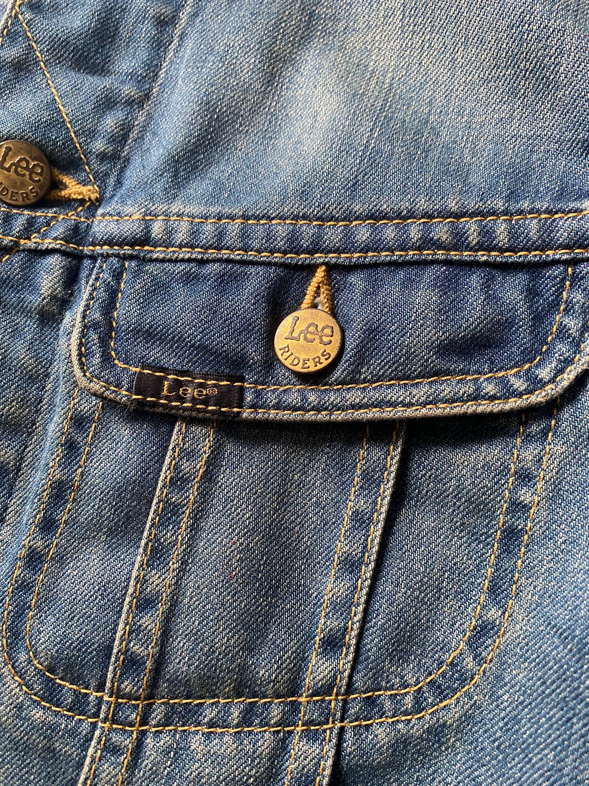 Lee Rare!!! Lee For Rosso Denim Trucker Jacket Size XS / US 0-2 / IT 36-38 - 5 Thumbnail