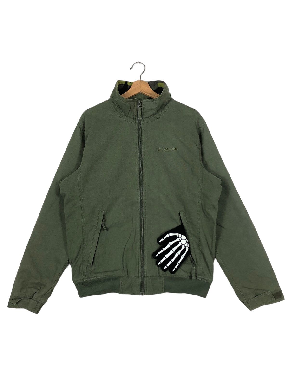 Columbia 🔥Vintage Bomber Jacket Hunting Wear Columbia Size US L / EU 52-54 / 3 - 1 Thumbnail