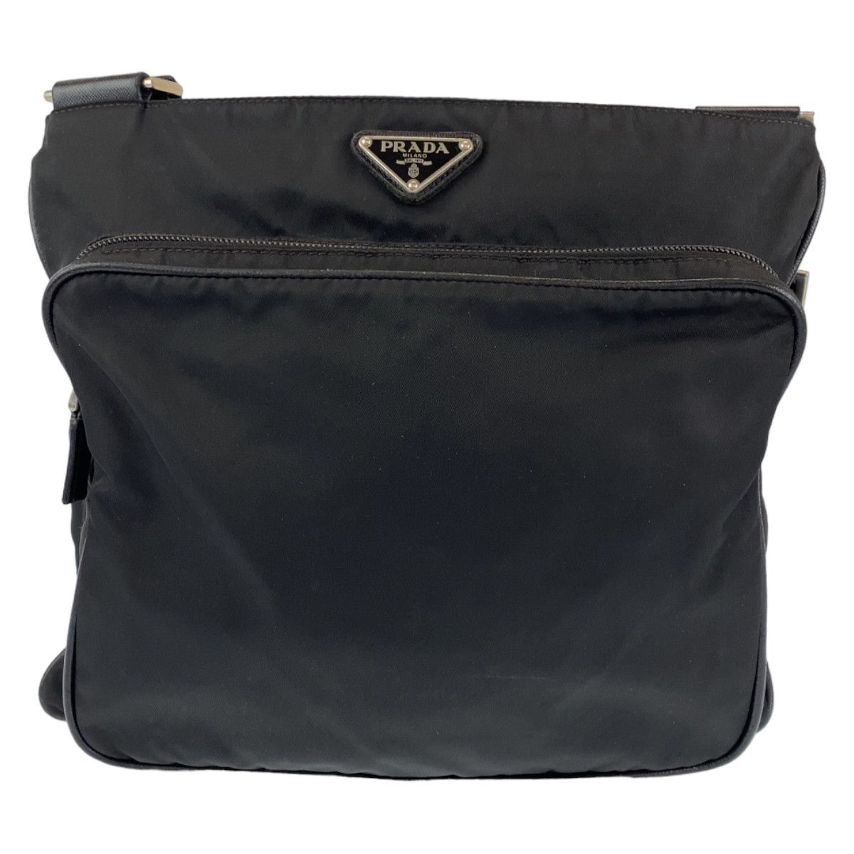 Prada Prada Prada Nylon Tessuto Shoulder Bag 404224 Canvas Crossbody Bag 404224 in Very Good Condition Size ONE SIZE - 1 Thumbnail