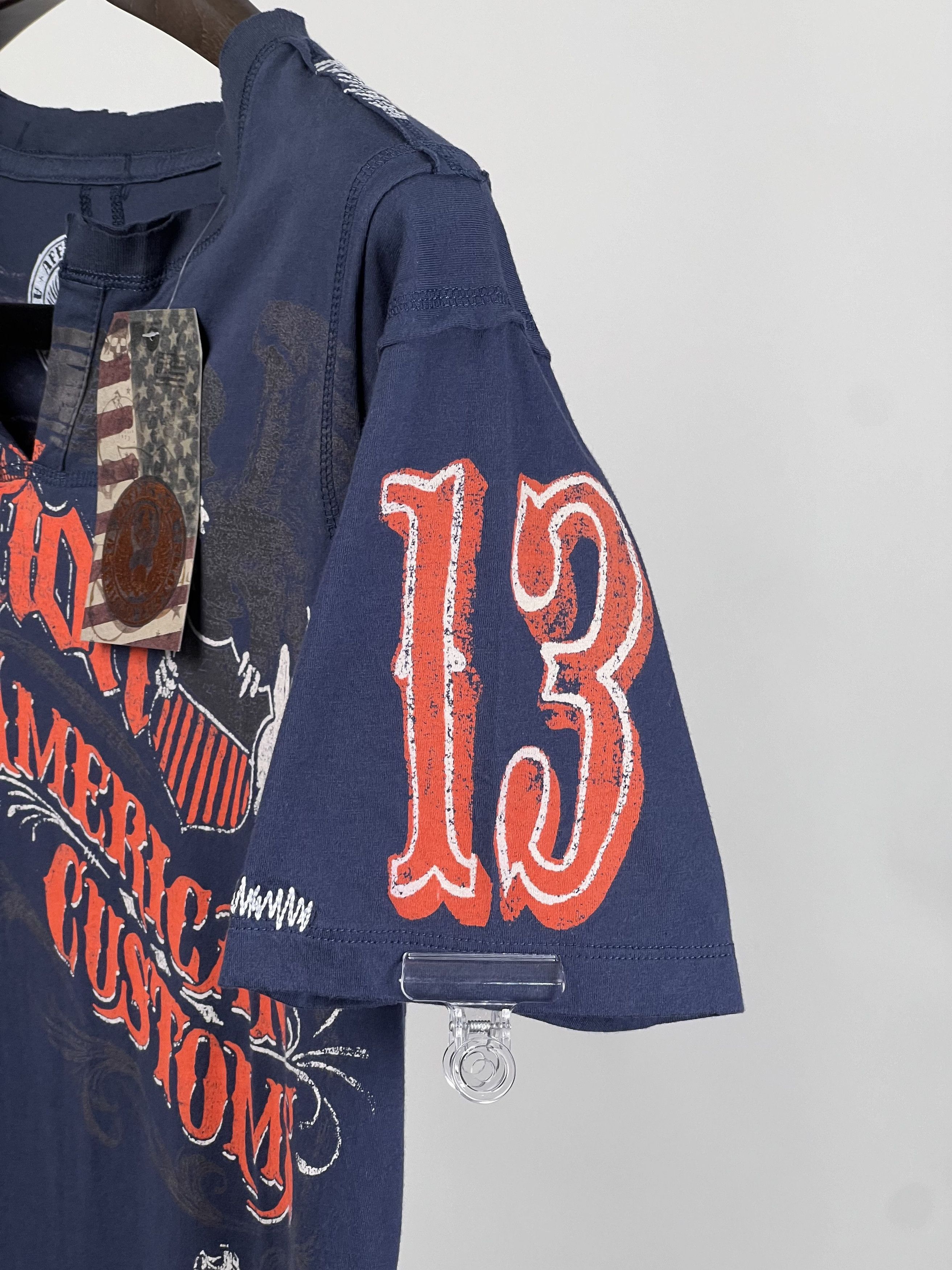 Affliction Brand new AMERICAN CUSTOMS SS TEE Size US XL / EU 56 / 4 - 7 Thumbnail