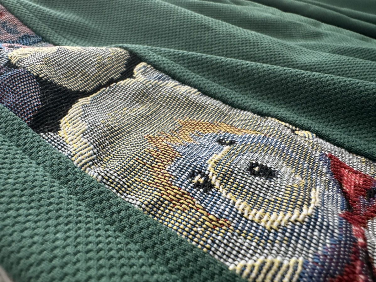 Handmade 32, 33, 34 Bear Track Pants Green Tapestry Custom Joggers Size US 33 - 5 Thumbnail