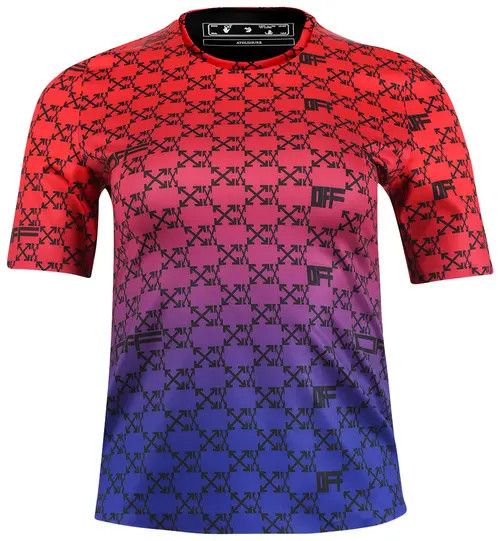 Off-White o1y1225 Logo Crewneck T-Shirt in Multicolor Size M / US 6-8 / IT 42-44 - 1 Preview