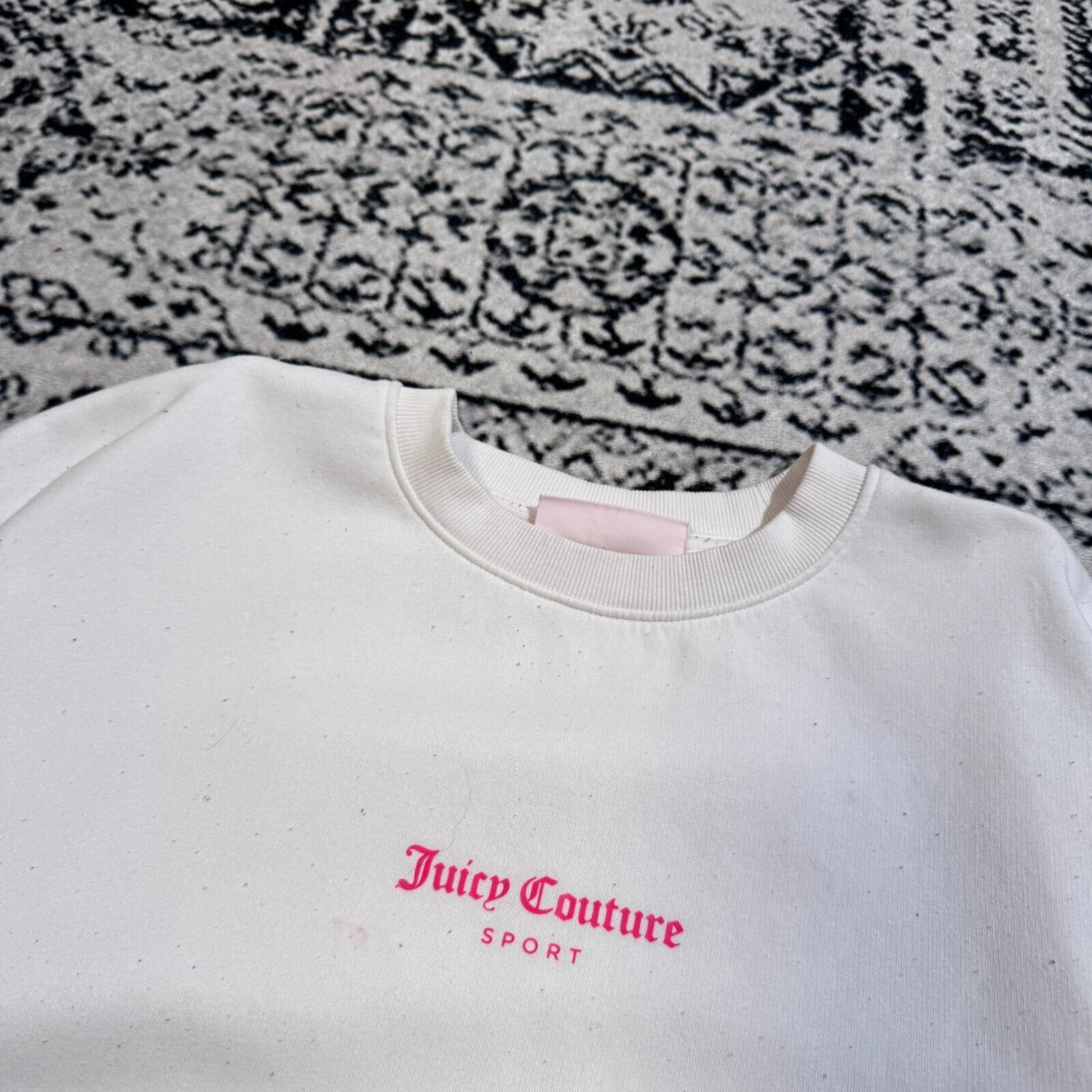 Juicy Couture × Vintage Juice Couture Unisex White Cotton Crewneck Size XXXL Y2K 90S Size US XXL / EU 58 / 5 - 5 Thumbnail
