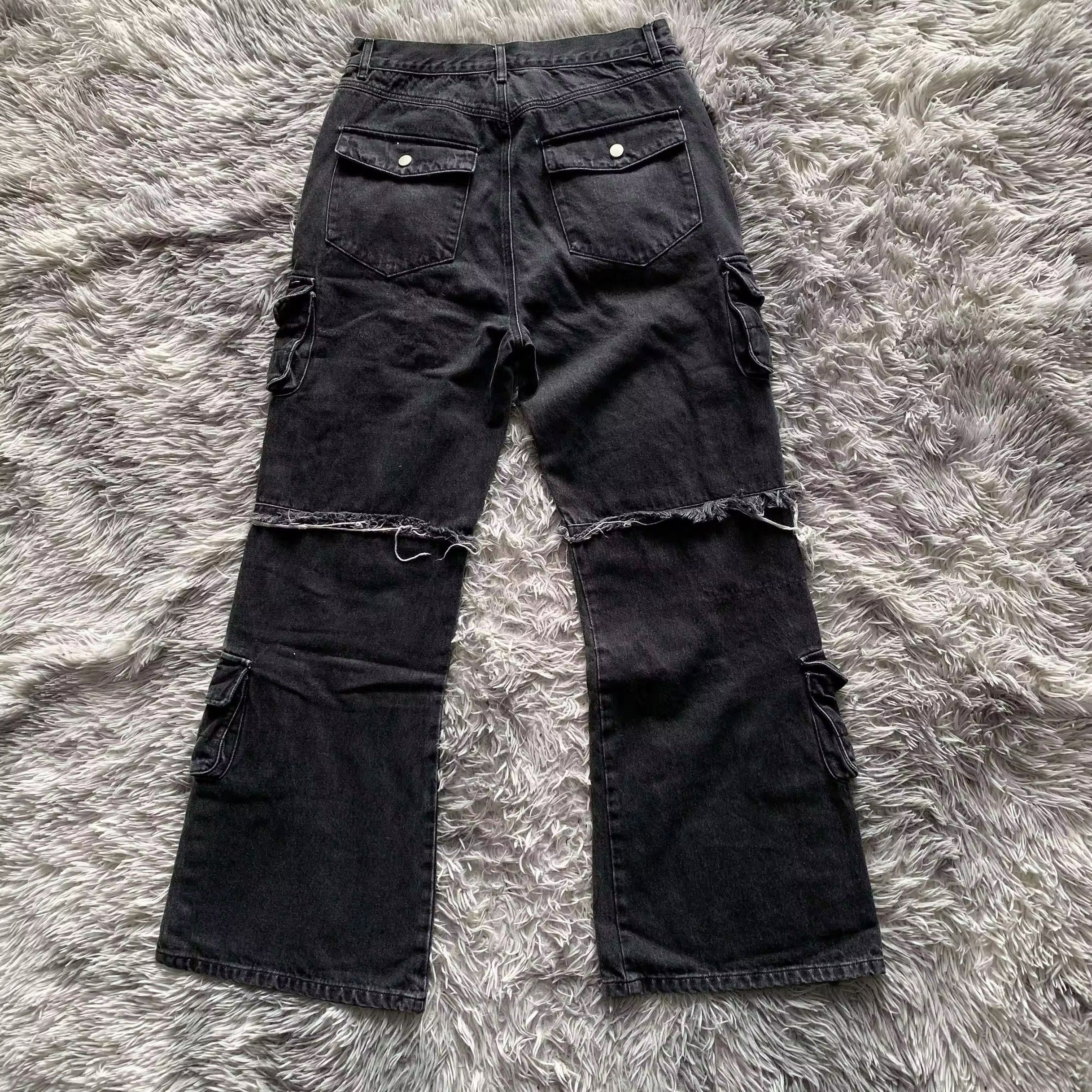 Japanese Brand × Jean Multi-Pocket Baggy Washed Jean Size US 34 / EU 50 - 2 Thumbnail