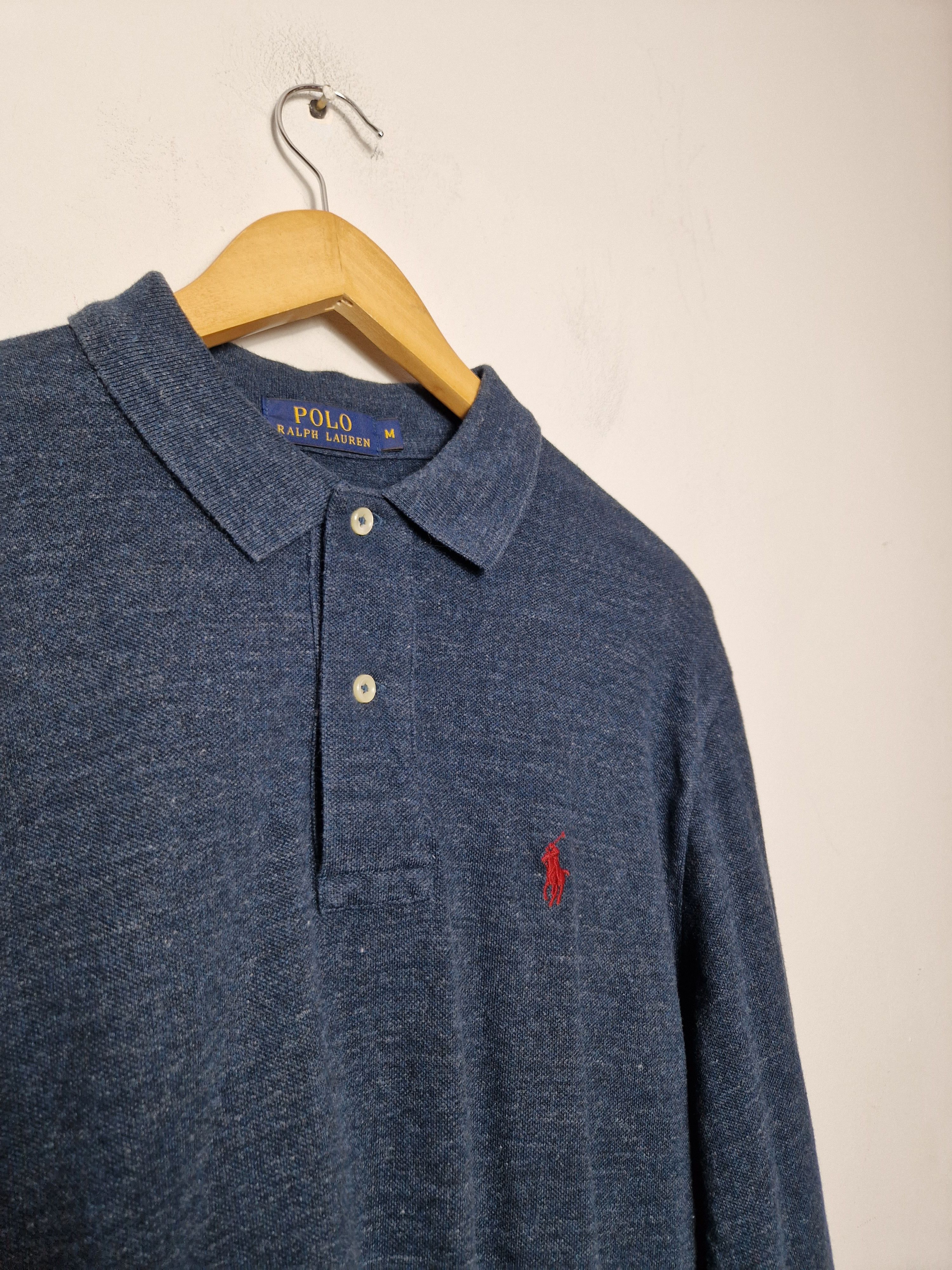 Polo Ralph Lauren × Ralph Lauren × Vintage Polo Ralph Lauren longsleeve polo t-shirt Size US M / EU 48-50 / 2 - 2 Thumbnail