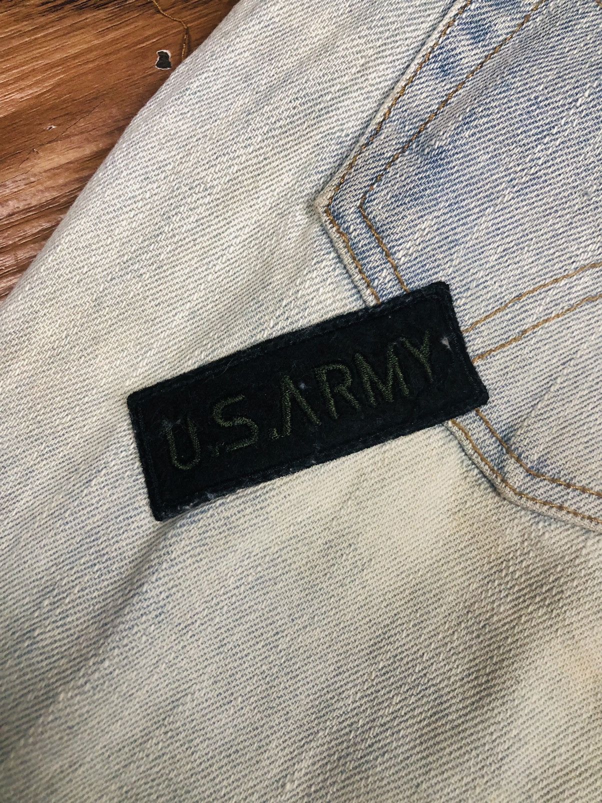 Other HUCOM Vintage Y2K Military Patchwork Jeans (37) Size 35" - 20 Thumbnail