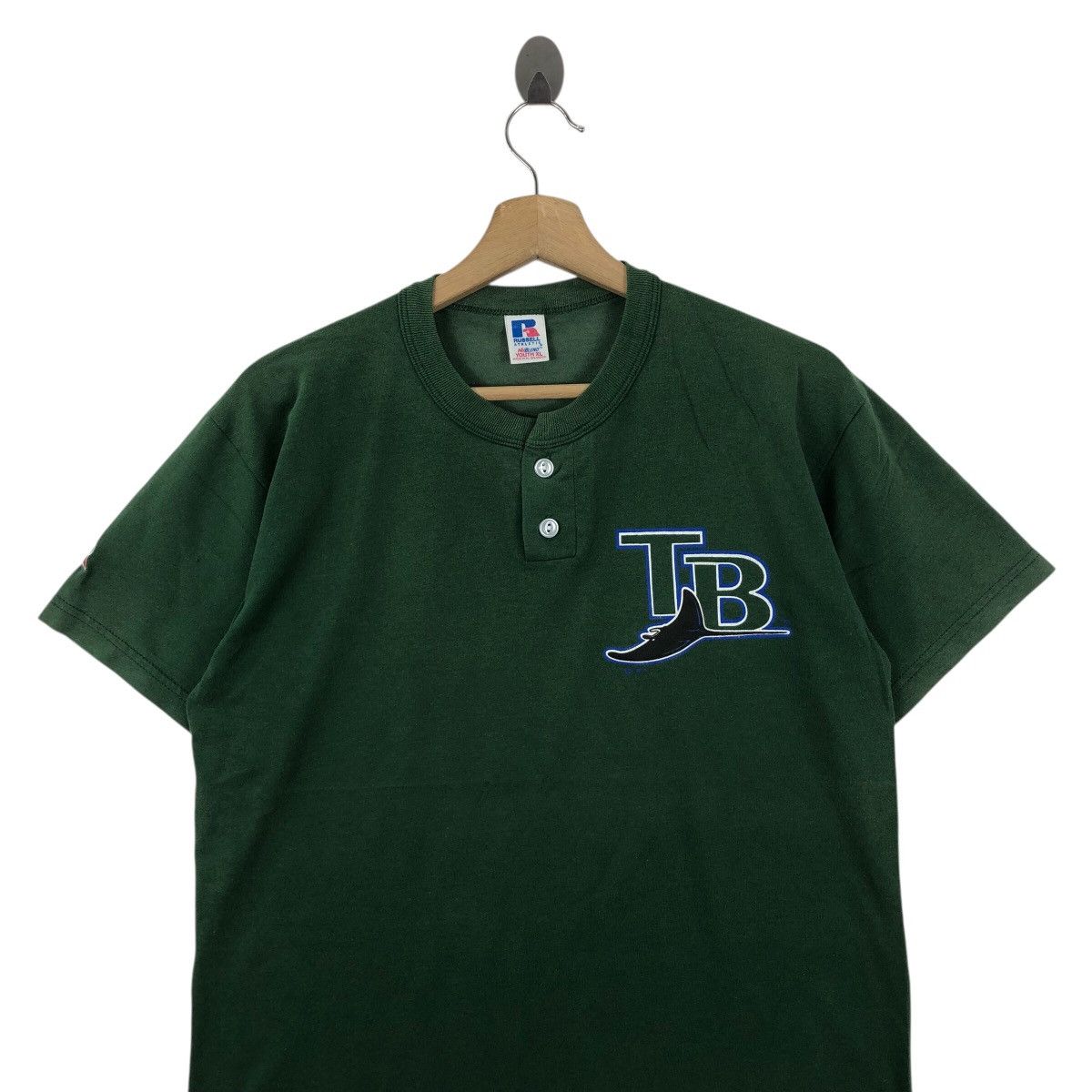 Vintage Vintage 90s Russell Athletic Tampa Bay Devil Rays Tshirt XL Size US L / EU 52-54 / 3 - 2 Thumbnail