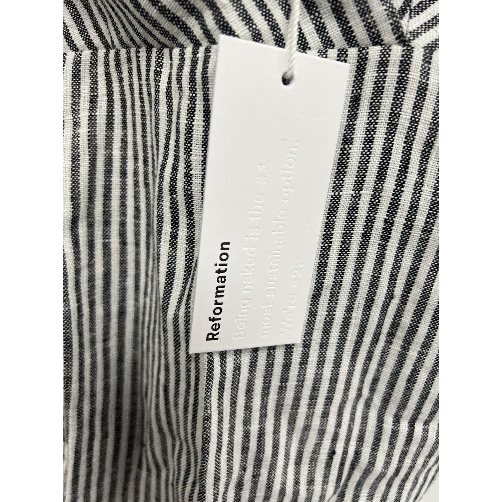 Reformation Reformation NEW Allira Vineyard Striped Size 6 A000398 Size S / US 4 / IT 40 - 5 Thumbnail