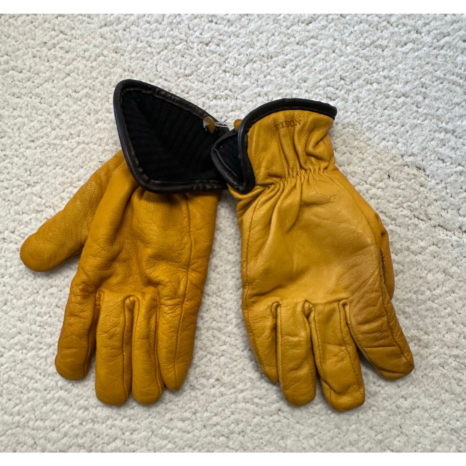 Filson Filson Mens Goat Leather Gloves Merino Wool Lined Small Size ONE SIZE - 8 Thumbnail