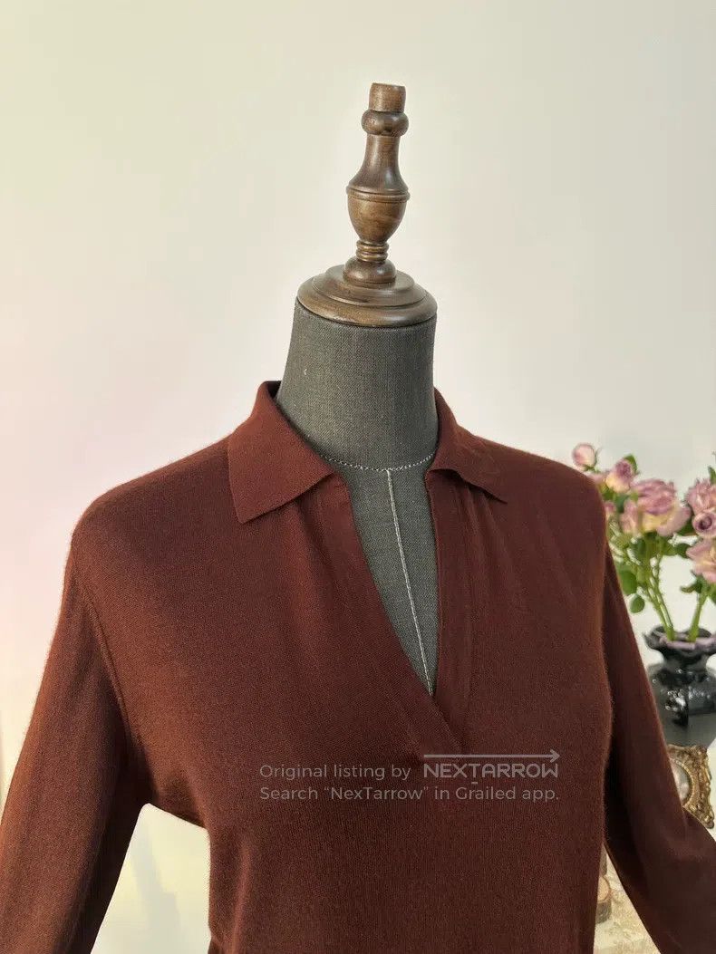 Hermes Hermes Margiela period women's cashmere and silk blend lei Size M / US 6-8 / IT 42-44 - 4 Thumbnail