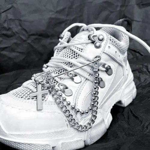 Grunt Style Punk Brooch Shoe Pants Chain Size ONE SIZE - 2 Thumbnail
