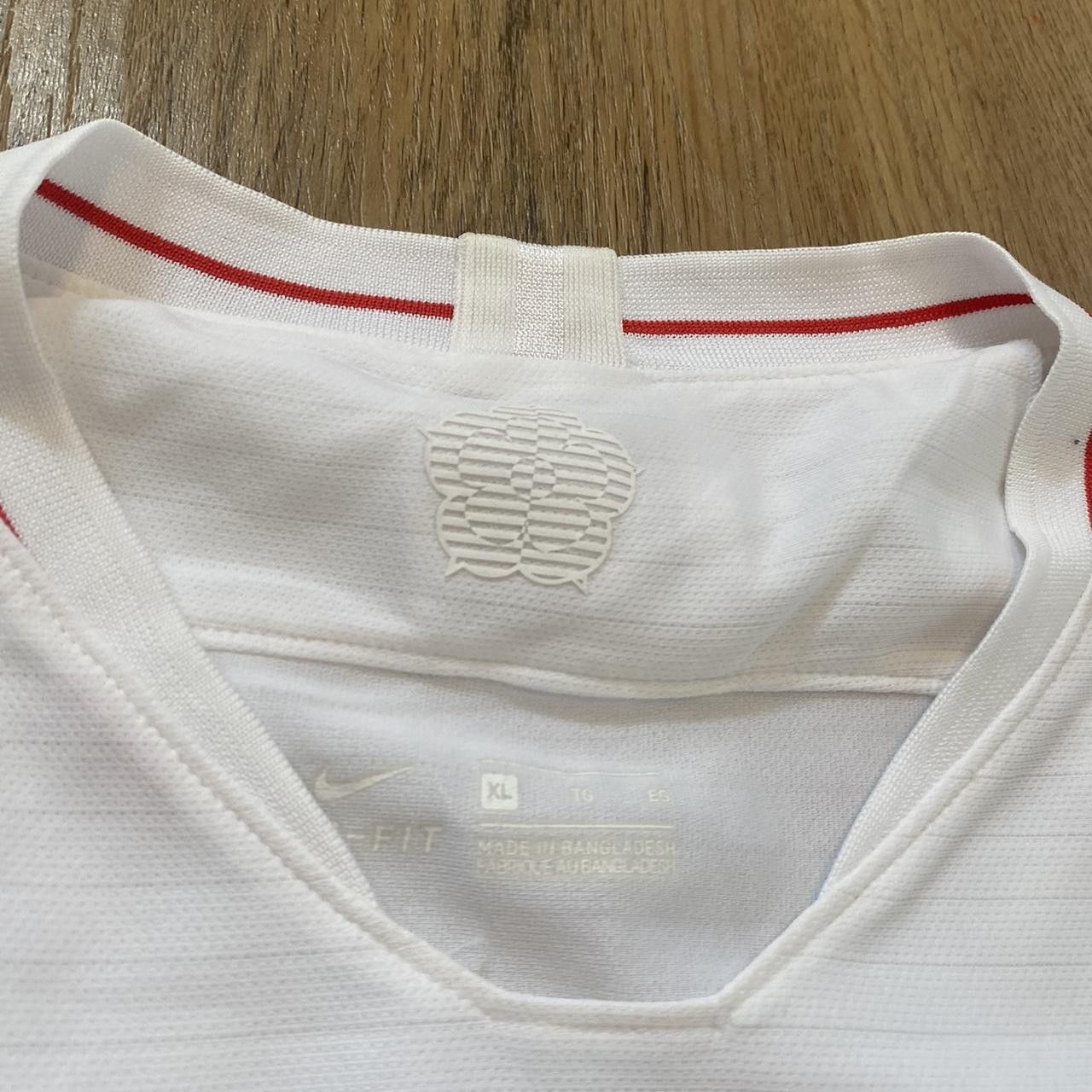 Nike 2018-19 England Nike Home Football Shirt Mundial World Cup Size US XL / EU 56 / 4 - 5 Thumbnail