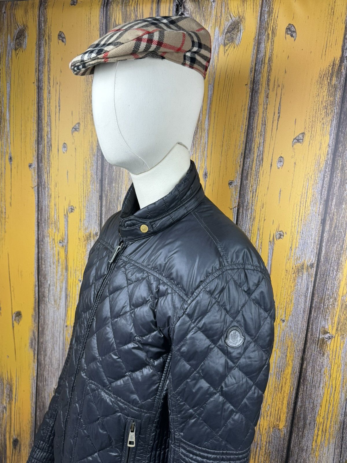 Moncler Moncler Aristide Down Puffer Biker Bomber Jacket Vintage Size US L / EU 52-54 / 3 - 4 Thumbnail