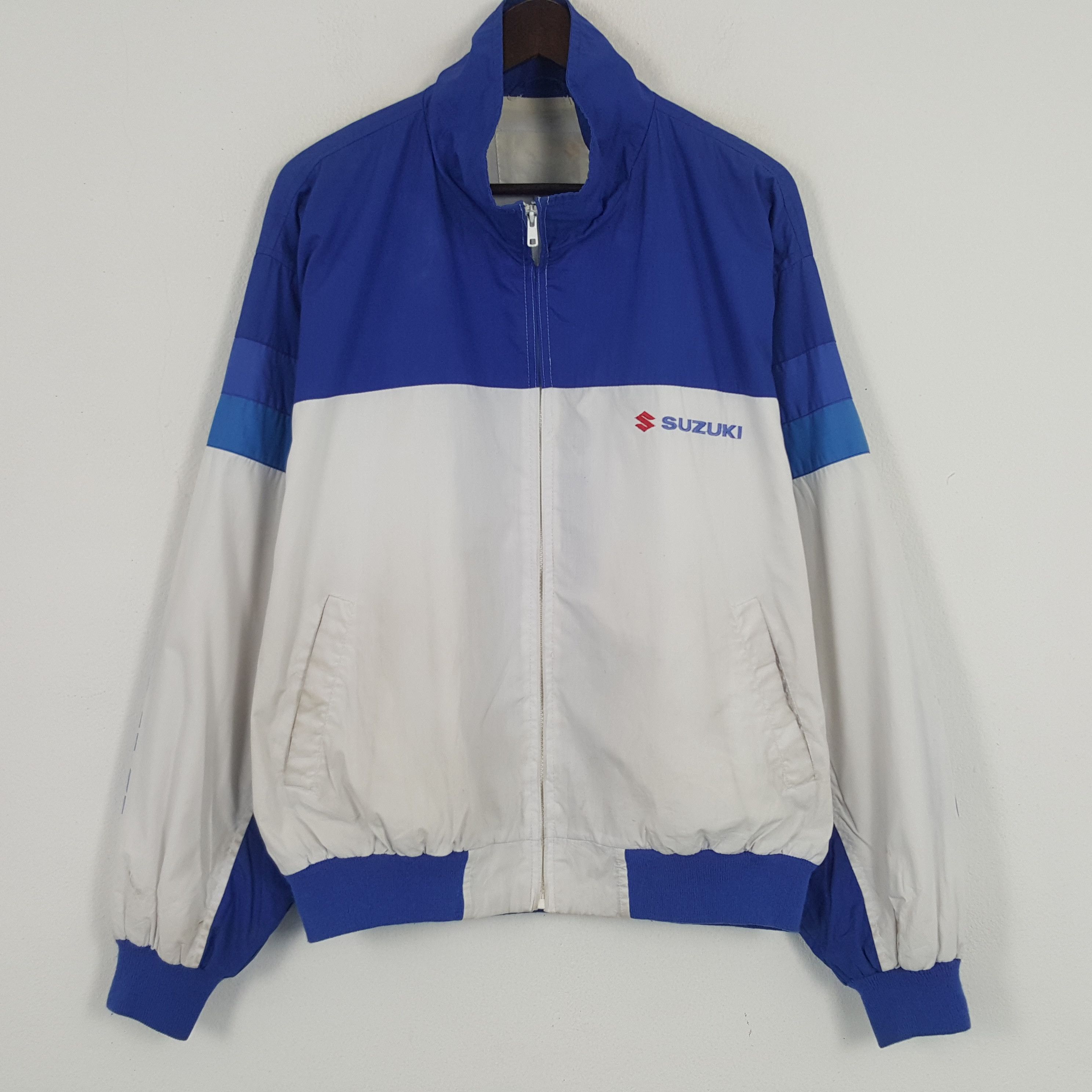 Japanese Brand × Vintage Vintage Team Suzuki Racing Windbreaker Sport Jacket Size US XL / EU 56 / 4 - 3 Thumbnail