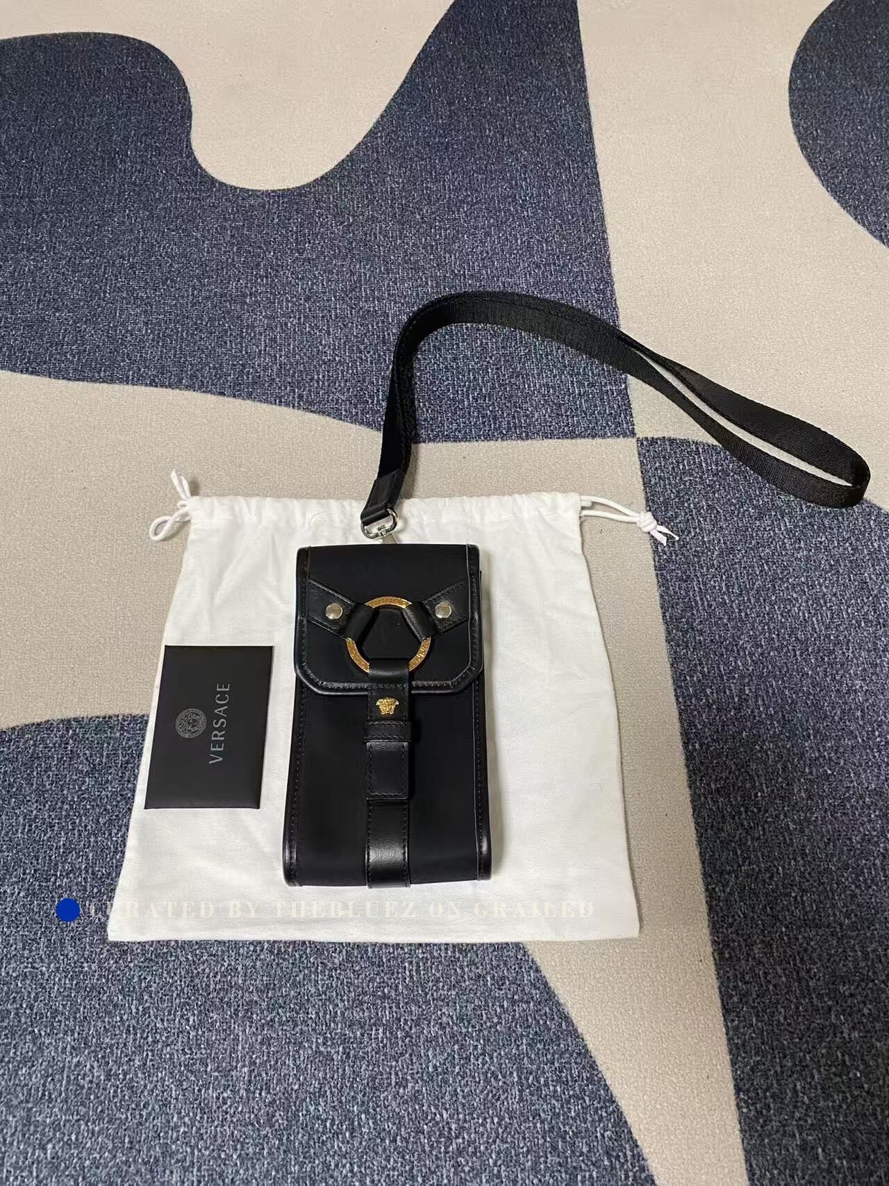 Versace Versace Medusa Strapped Crossbody Phone Bag Size ONE SIZE - 1 Thumbnail