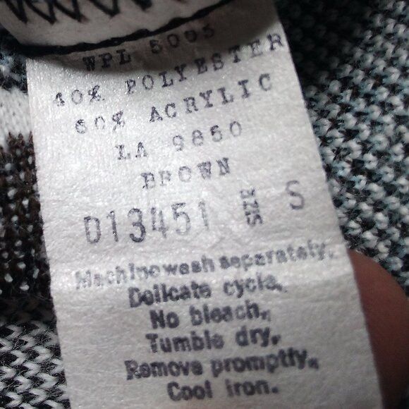 Other Vintage Jack Winter Pastoral Landscape AOP Cardigan Sweater Size US S / EU 44-46 / 1 - 4 Thumbnail