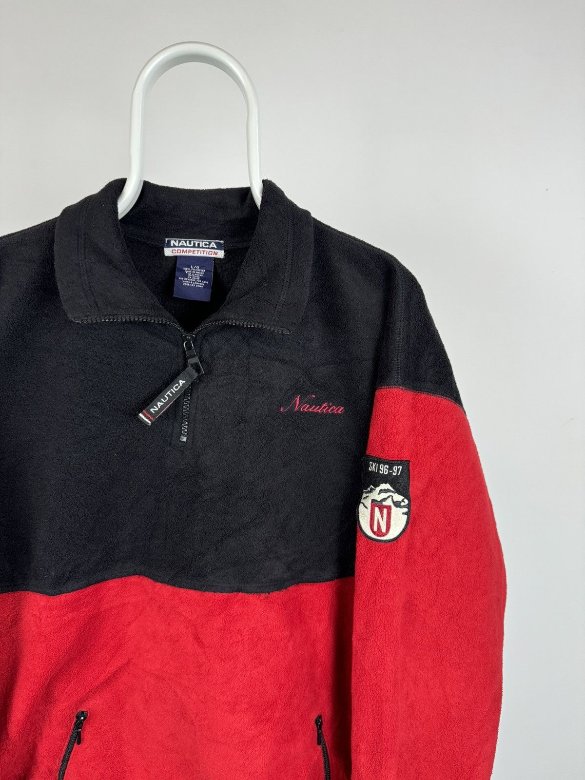 Nautica Vintage Nautica Competition Ski Ladge Fleece Size US L / EU 52-54 / 3 - 2 Thumbnail