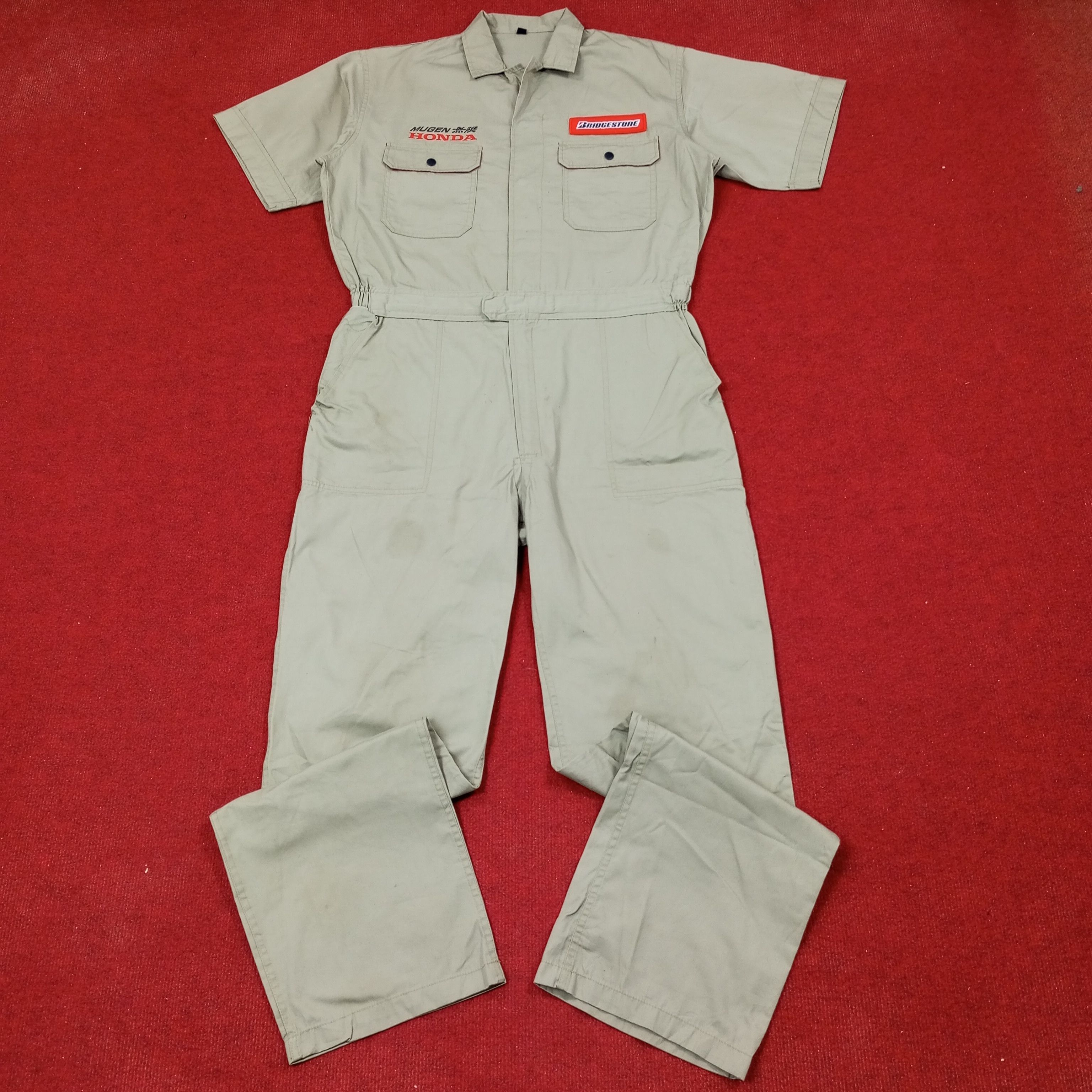 Vintage Bridgestone X Mugen Honda Custom Art Coverall Jacket c221n6 Size US M / EU 48-50 / 2 - 3 Thumbnail