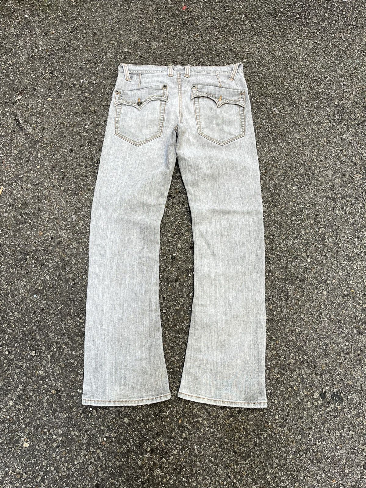 If Six Was Nine Buona Giornata Flare Jeans Bootcut Low Rise Pants Size US 31 - 8 Thumbnail