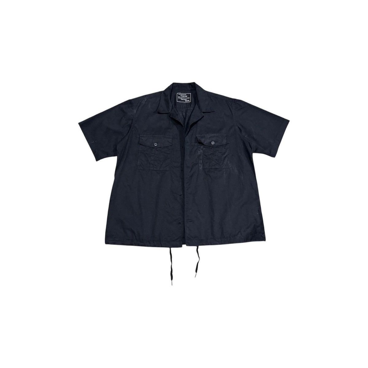 GU × Japanese Brand 🔥Black Type-Military Shirt Short Sleeve Size US XL / EU 56 / 4 - 1 Thumbnail