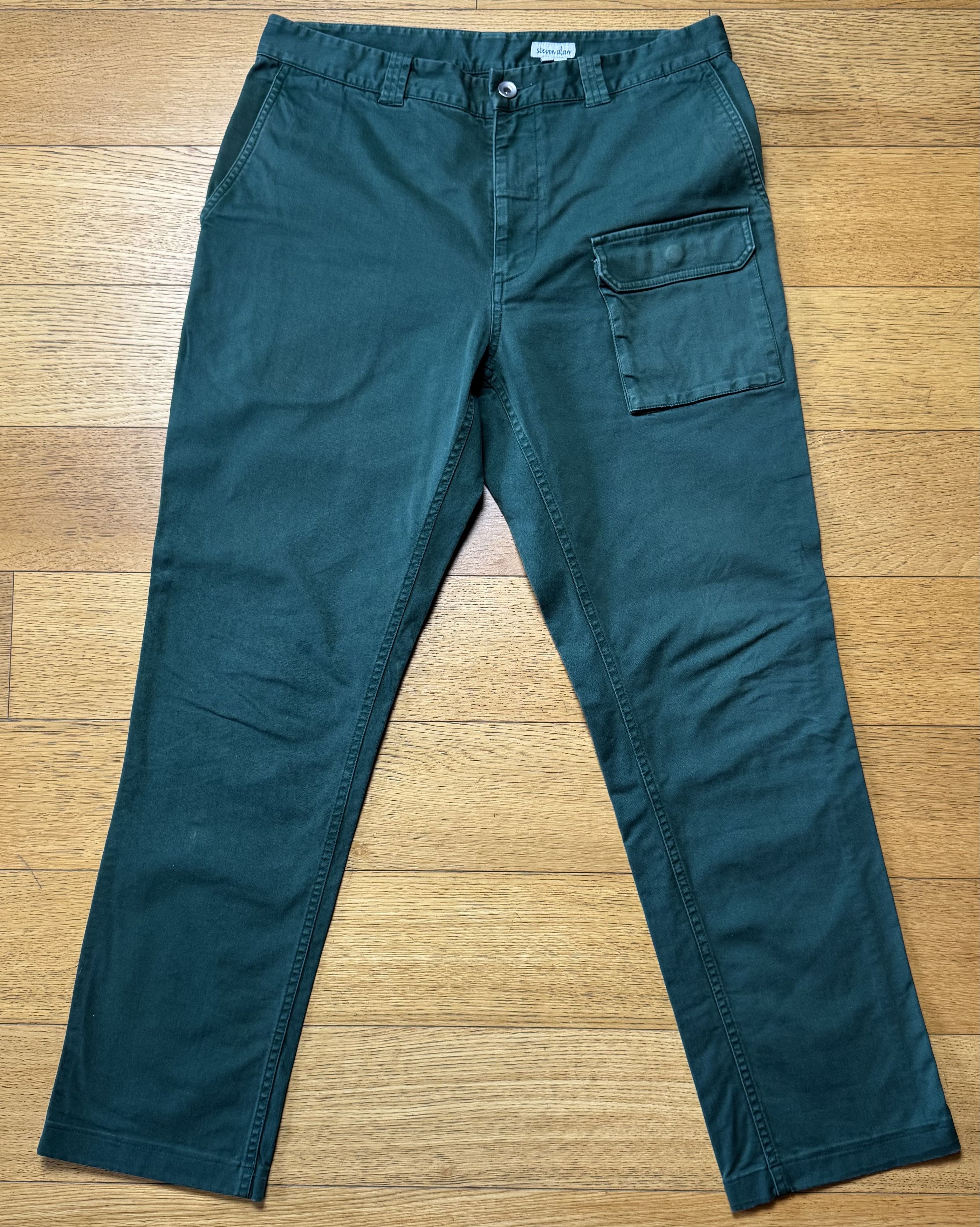 Steven Alan Steven Alan Green Utility Work Pants 32x32 Cotton Twill Size US 32 / EU 48 - 1 Thumbnail