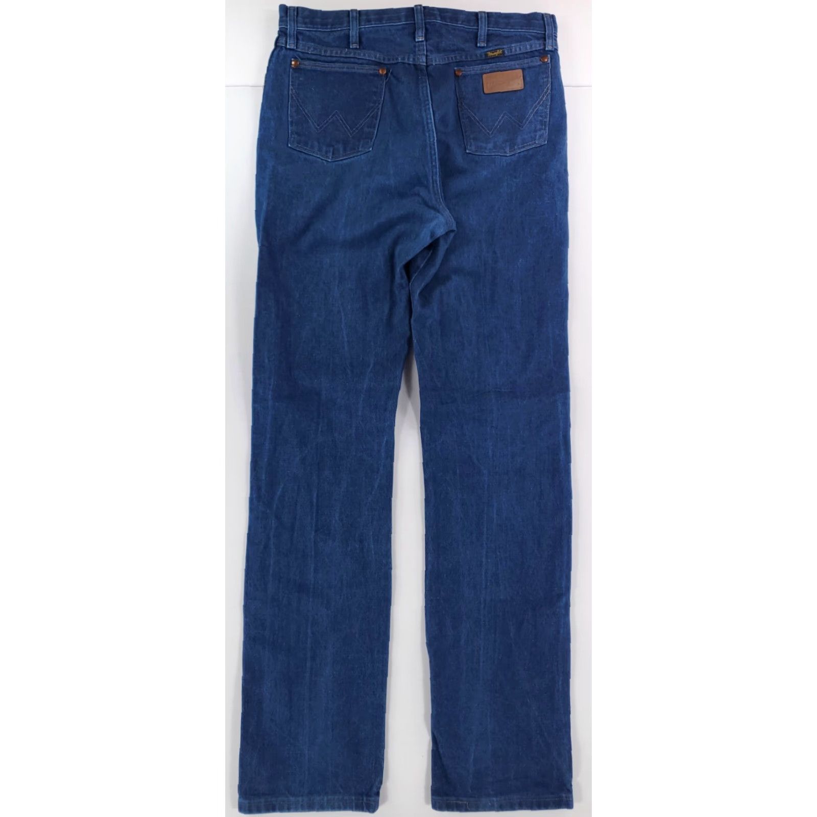 Wrangler VINTAGE Wrangler 13MWZ Jeans Men 35x37 Actual Blue VTG Y2K Straight 37 Inseam Mens Jeans Size US 35 - 4 Thumbnail