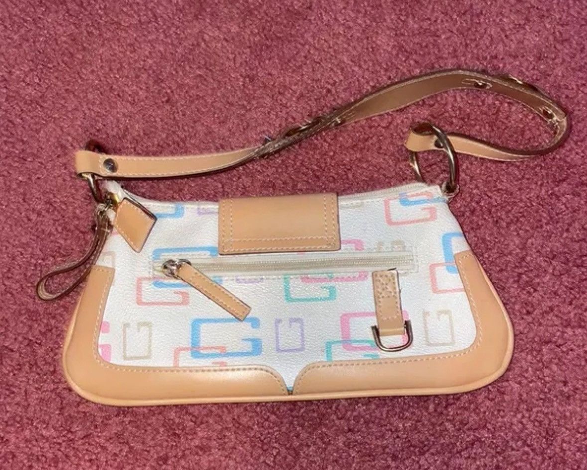 Guess Guess Vitntage Studded Bagguette Bag Shoulder Handbag Size ONE SIZE - 2 Thumbnail