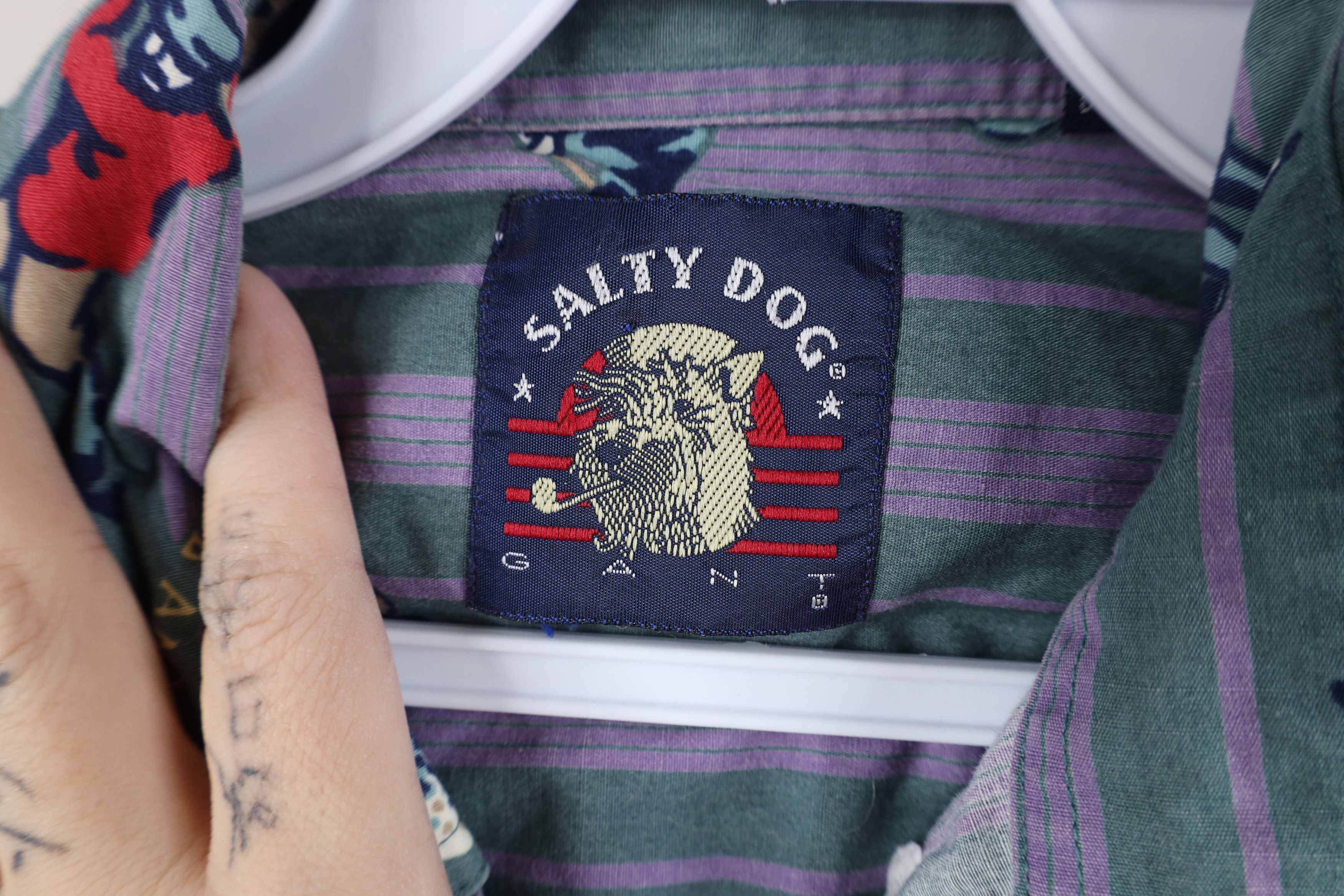 Vintage Vintage 90s Streetwear Over Print Short Sleeve Button Shirt Size US M / EU 48-50 / 2 - 9 Thumbnail