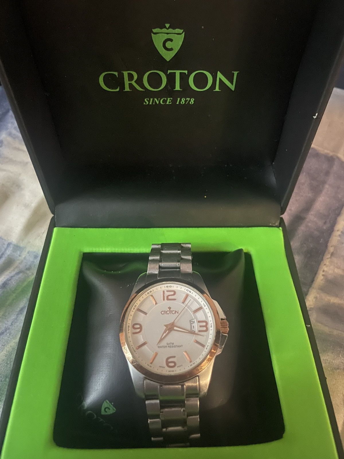 Other Croton Men’s Quartz Watch CA301233 – Rose Gold & Silver Size 42 - 1 Thumbnail