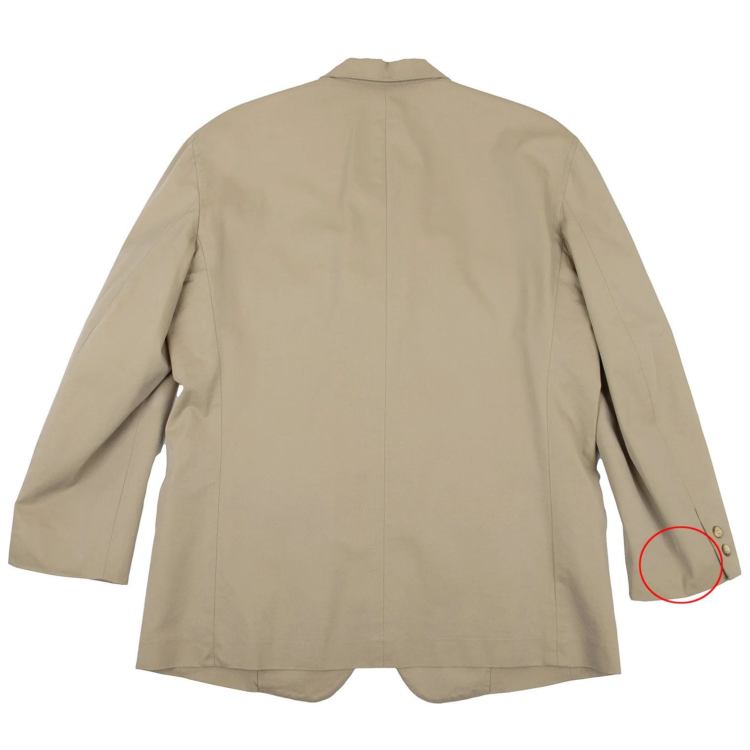 Issey Miyake Cotton Multi-Pocket Design Jacket in Beige, Size S Size US S / EU 44-46 / 1 - 15 Thumbnail