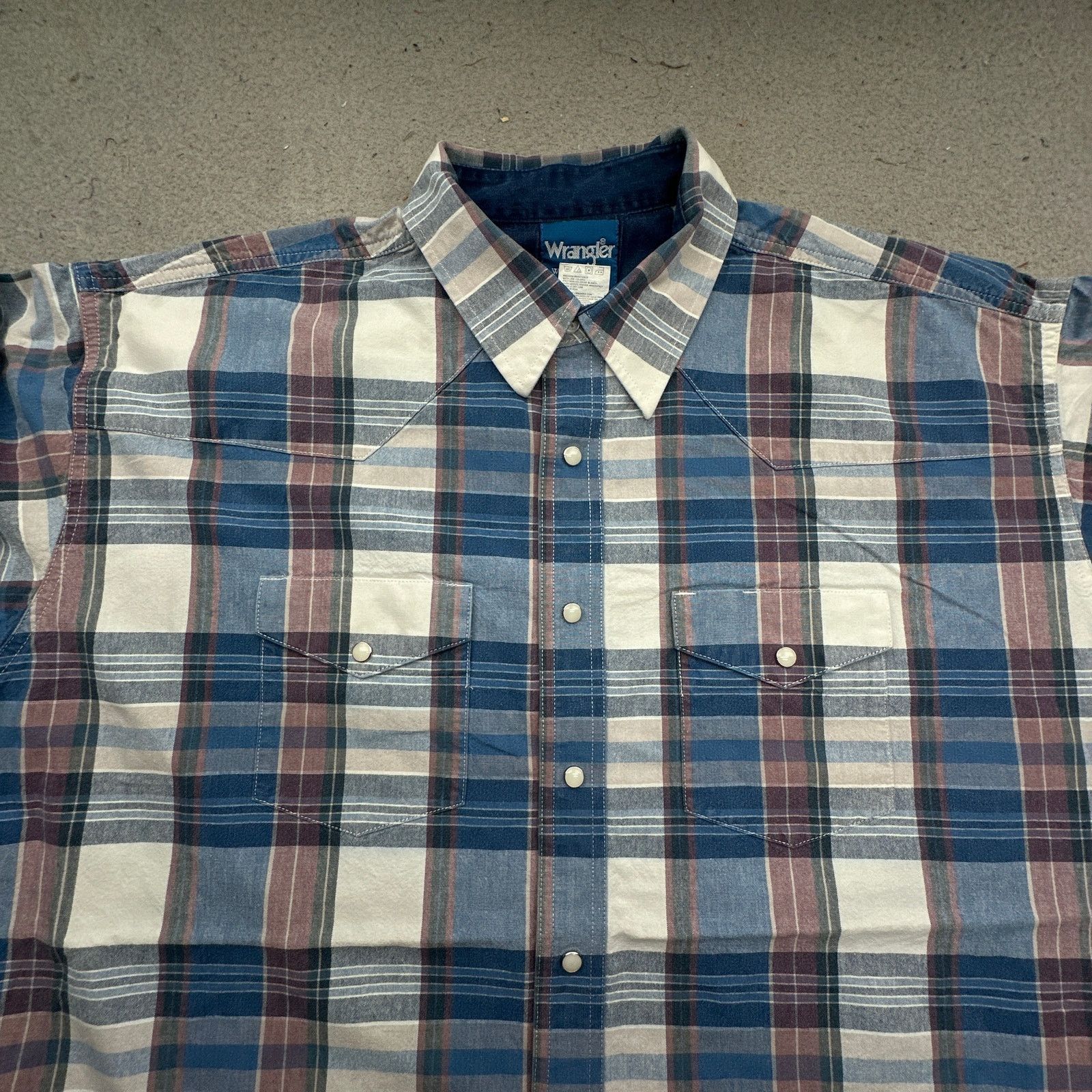 Wrangler Vintage Wrangler Western Pearl Denim Long Sleeve Shirt XXL Size US XXL / EU 58 / 5 - 7 Thumbnail