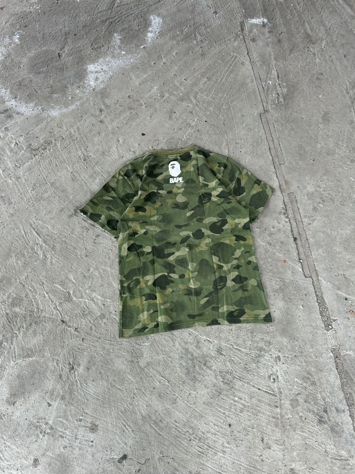 Bape BAPE A Bathing Ape Soldier Tee Camo Green Size M Military Size US M / EU 48-50 / 2 - 5 Thumbnail