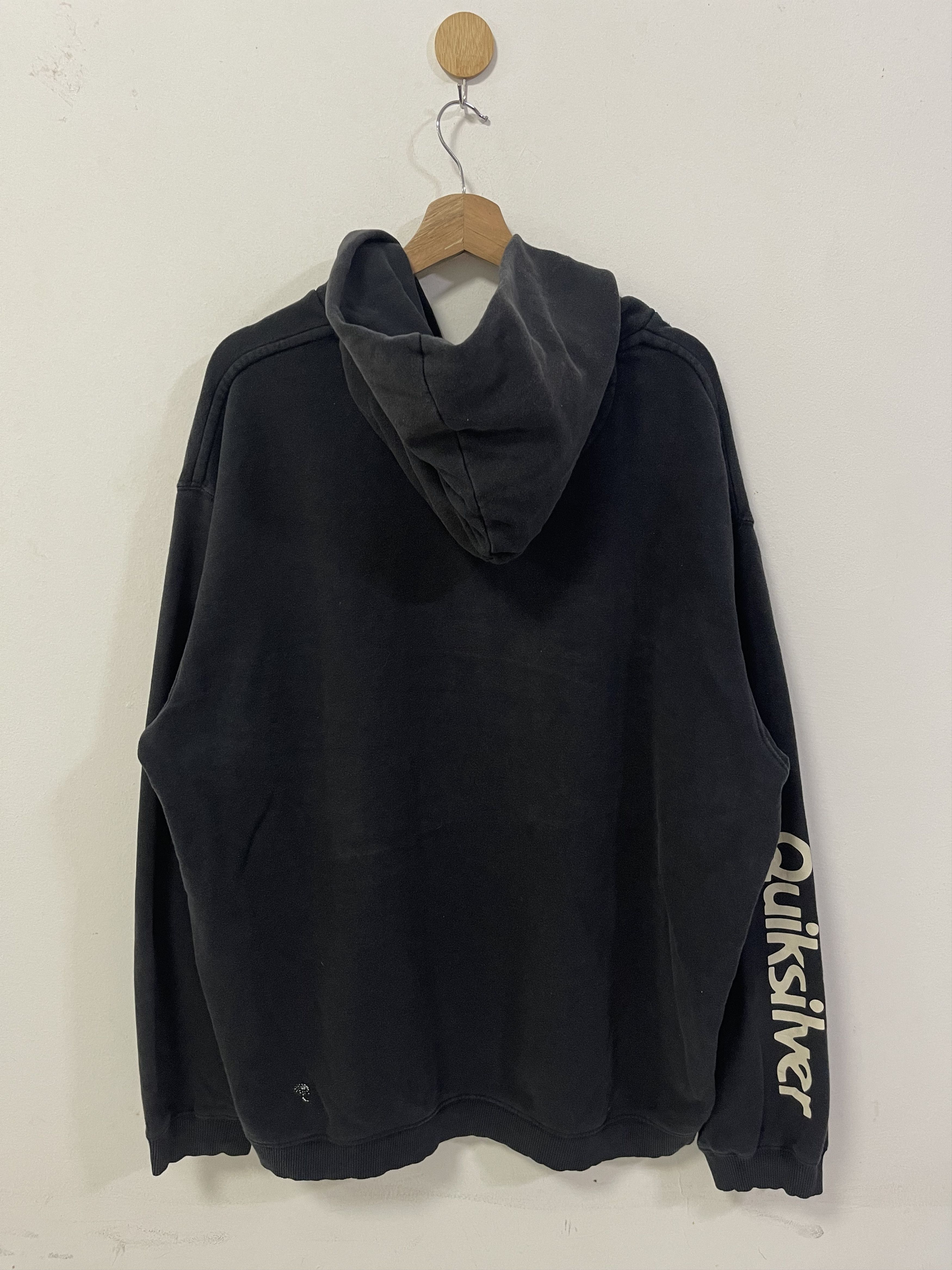 Quiksilver × Vintage Vintage Quiksilver Mini Logo Embroidery Hoodie Sweatshirt Size US XL / EU 56 / 4 - 12 Thumbnail