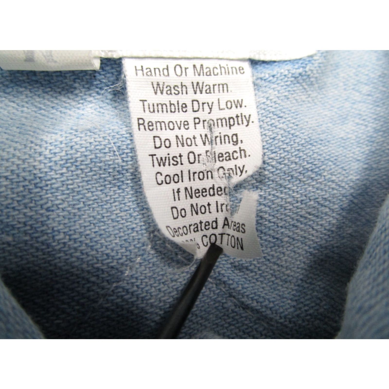 Denime Vintage Sue Billingsley Shirt Mens Medium Blue Denim Button Up Western Rancher Size US M / EU 48-50 / 2 - 4 Thumbnail
