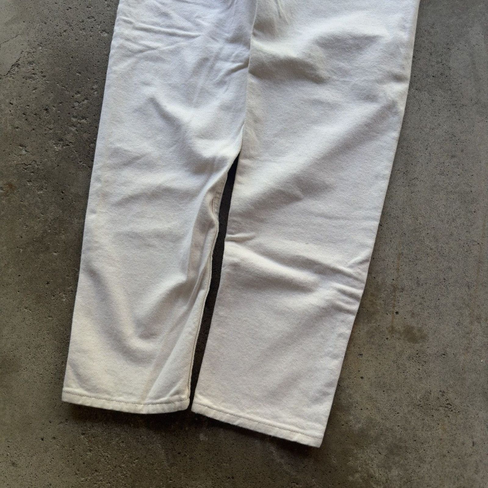 Levi's 90s Levi's 550 Orange Tab White Jeans ERD Grunge RRL Bode Size US 30 / EU 46 - 13 Thumbnail