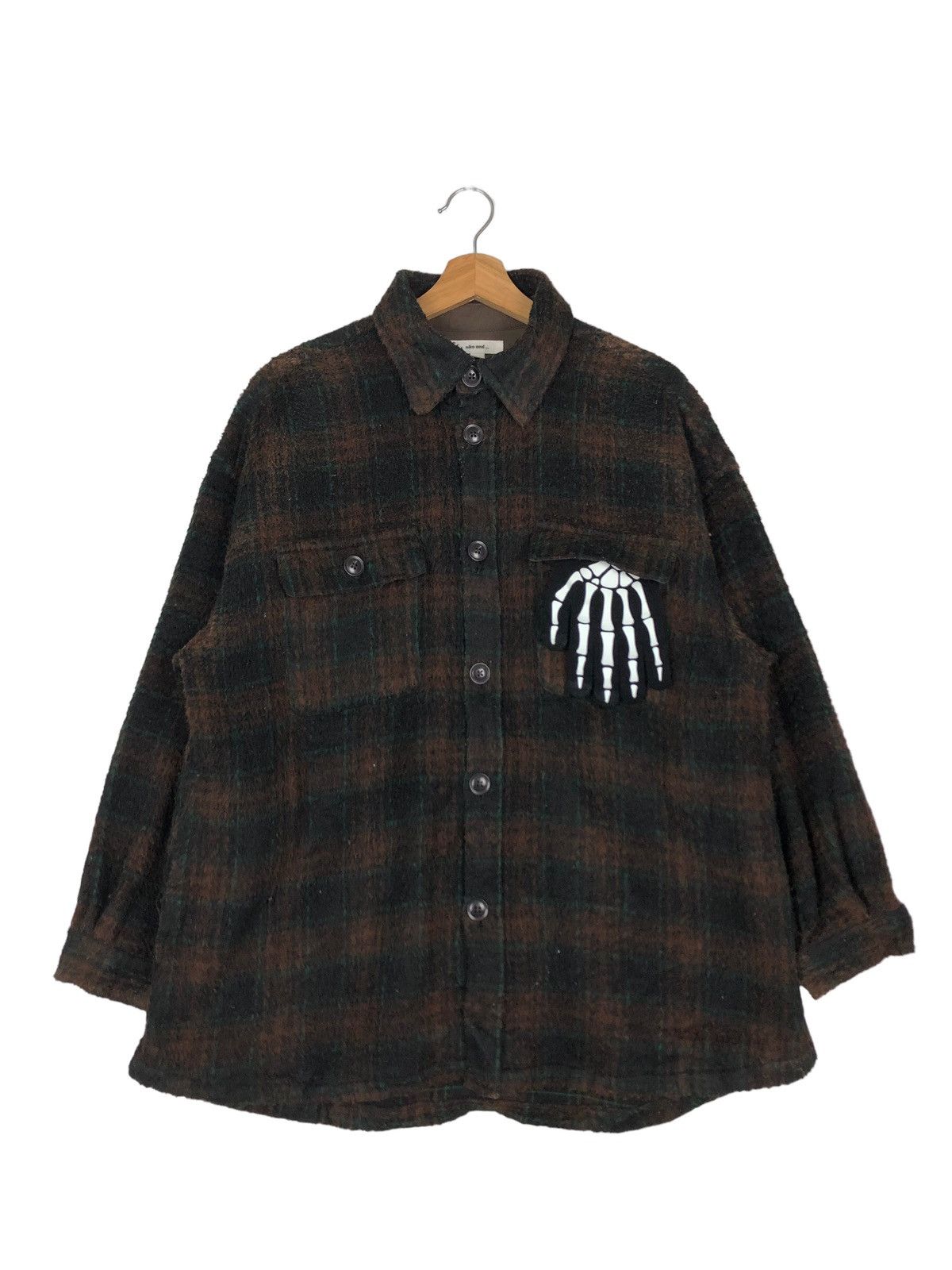 Flannel 🔥VINTAGE WOOL FLANNEL JACKET TARTAN DESIGN NIKO AND.. JAPAN Size US M / EU 48-50 / 2 - 1 Thumbnail