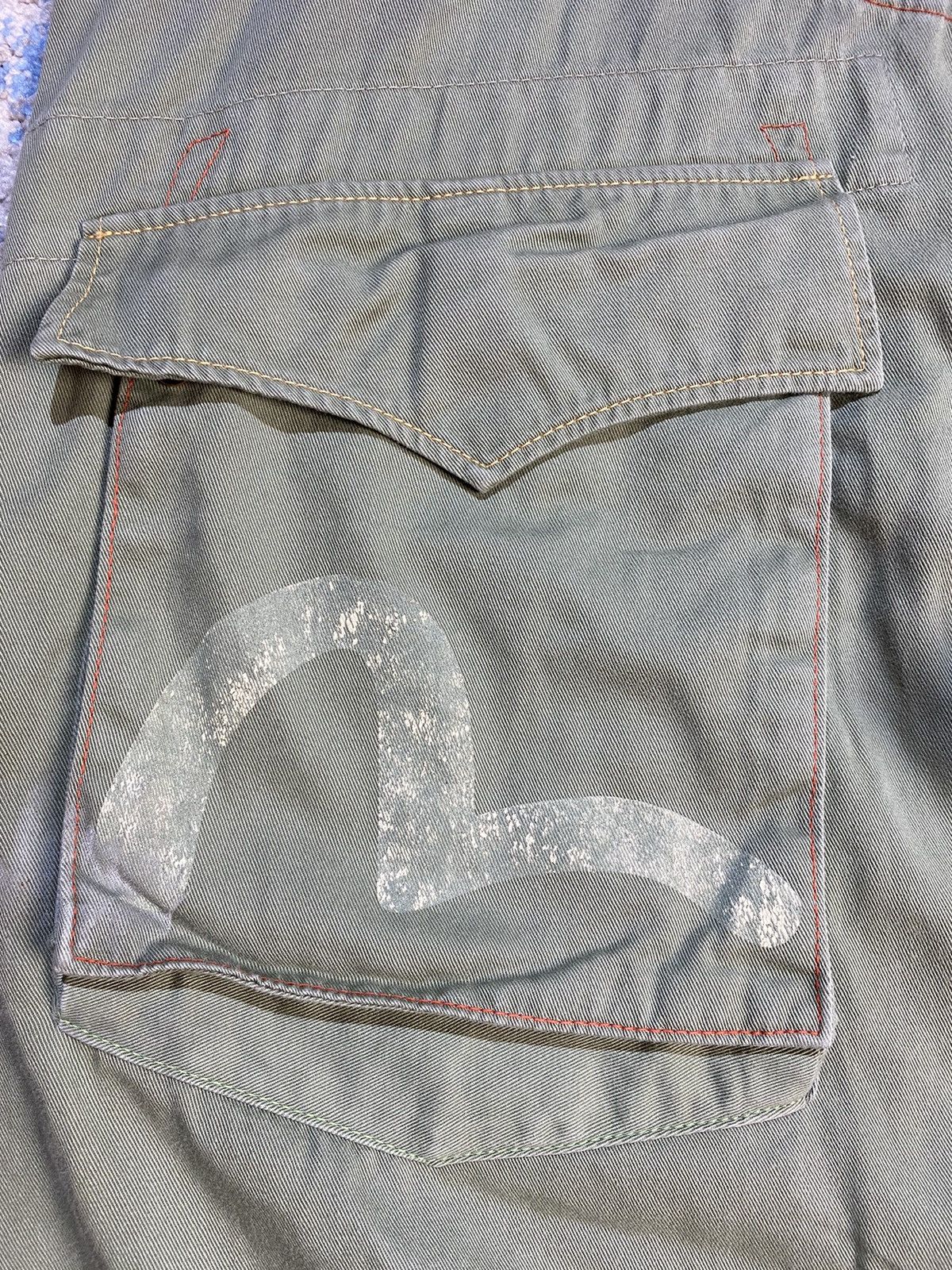 Evisu × Vintage Evisu Lot 9055 London Brother Nippon Fatigue Pants W36 Size US 36 / EU 52 - 13 Thumbnail