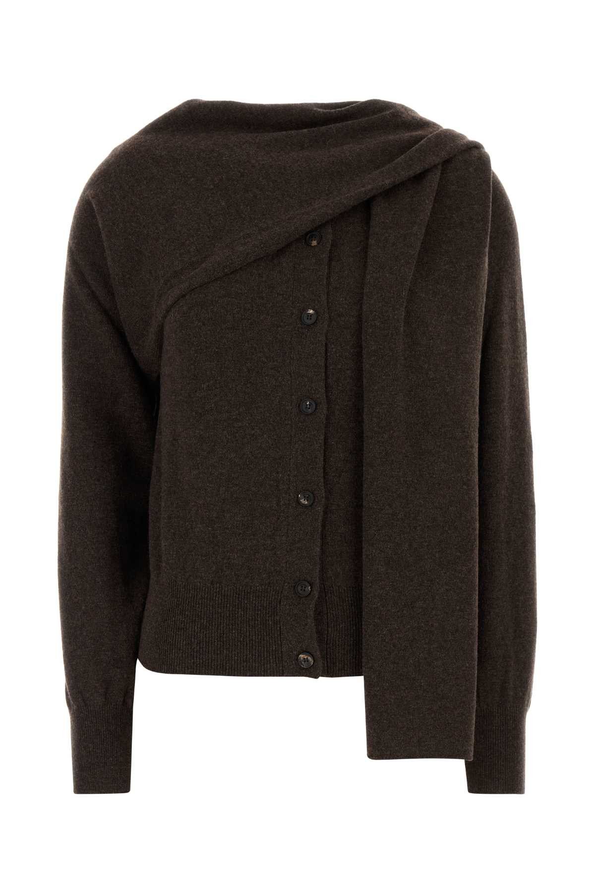 Salvatore Ferragamo Brown Cashmere Cardigan Size XS / US 0-2 / IT 36-38 - 1 Thumbnail