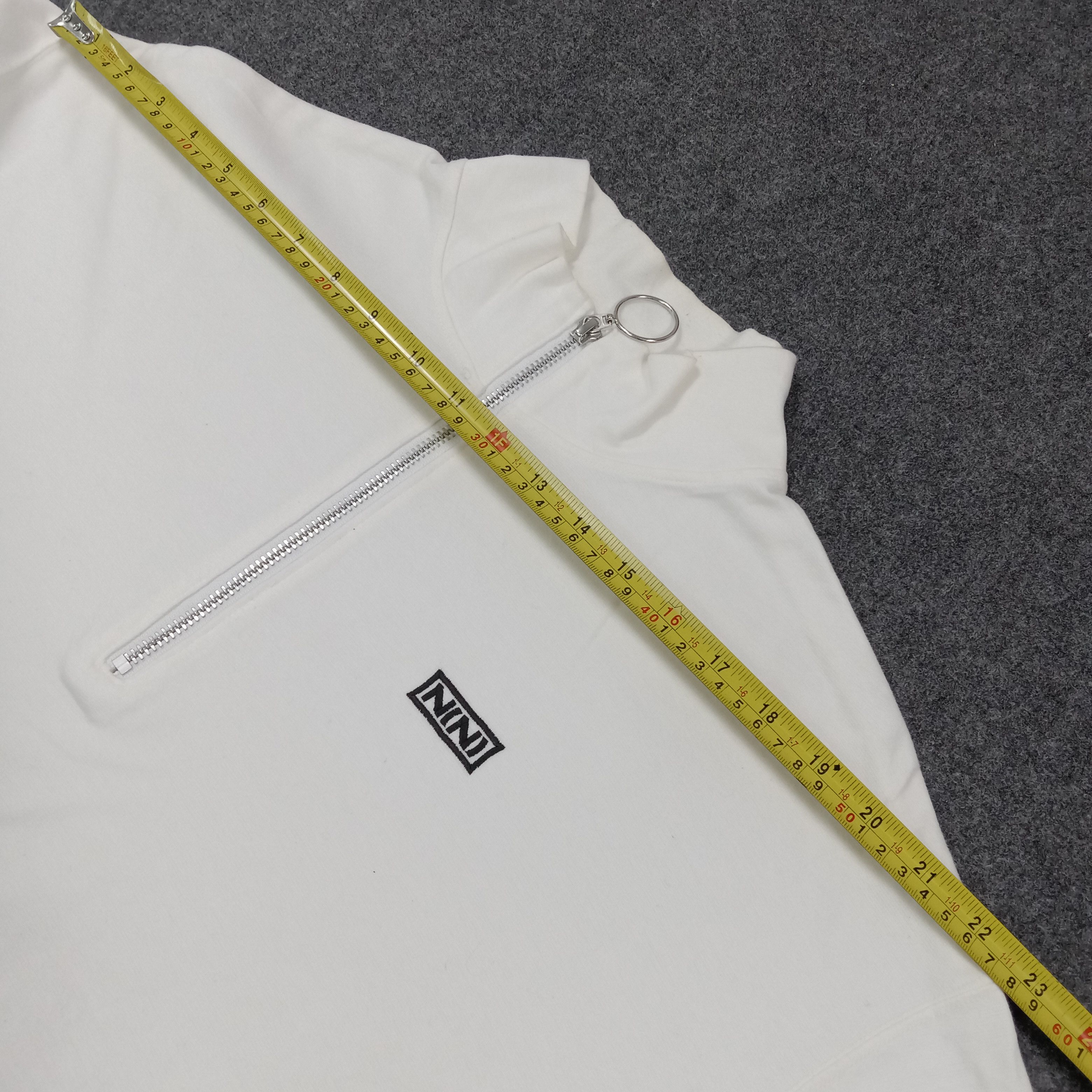 Number (N)ine Number Nine Half Zip Mock Neck C276N54 Size US XL / EU 56 / 4 - 7 Thumbnail