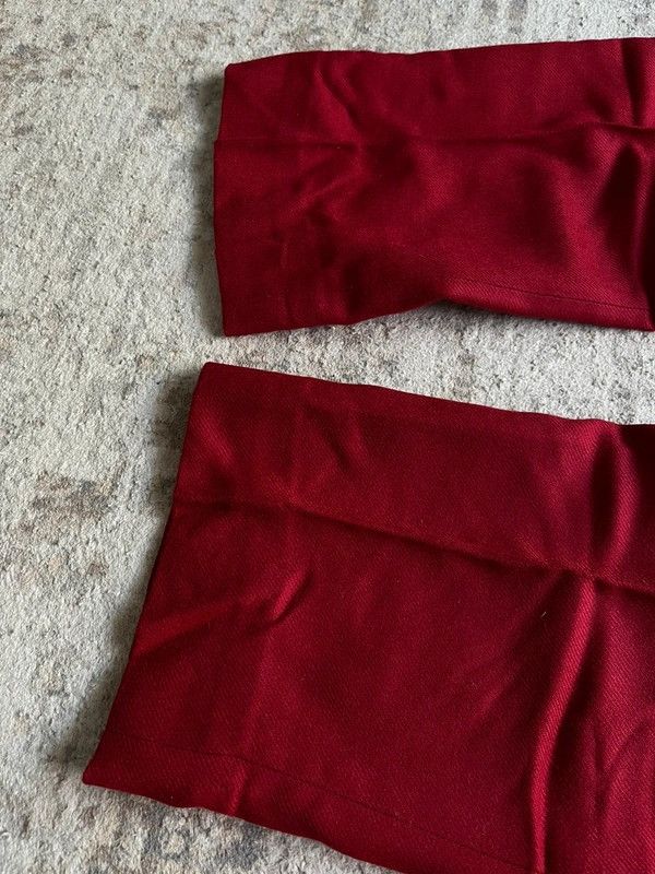 Burberry Burberry London Sz 42 / XL Red New Wool Pants 2000s Spain Size 36" / US 14 / IT 50 - 4 Thumbnail