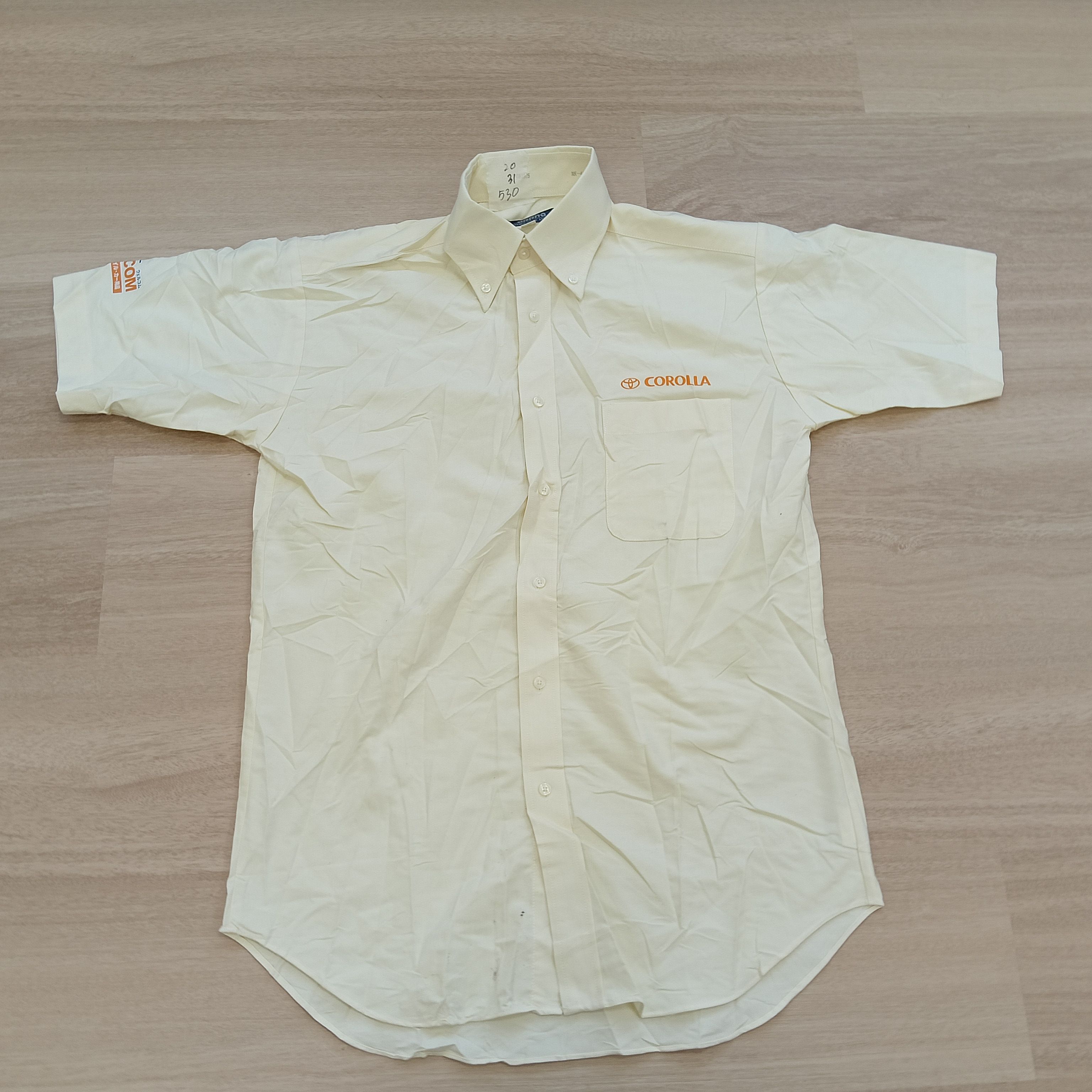 Japanese Brand TOYOTA COROLLA TEE BUTTON UP M Size US M / EU 48-50 / 2 - 1 Thumbnail