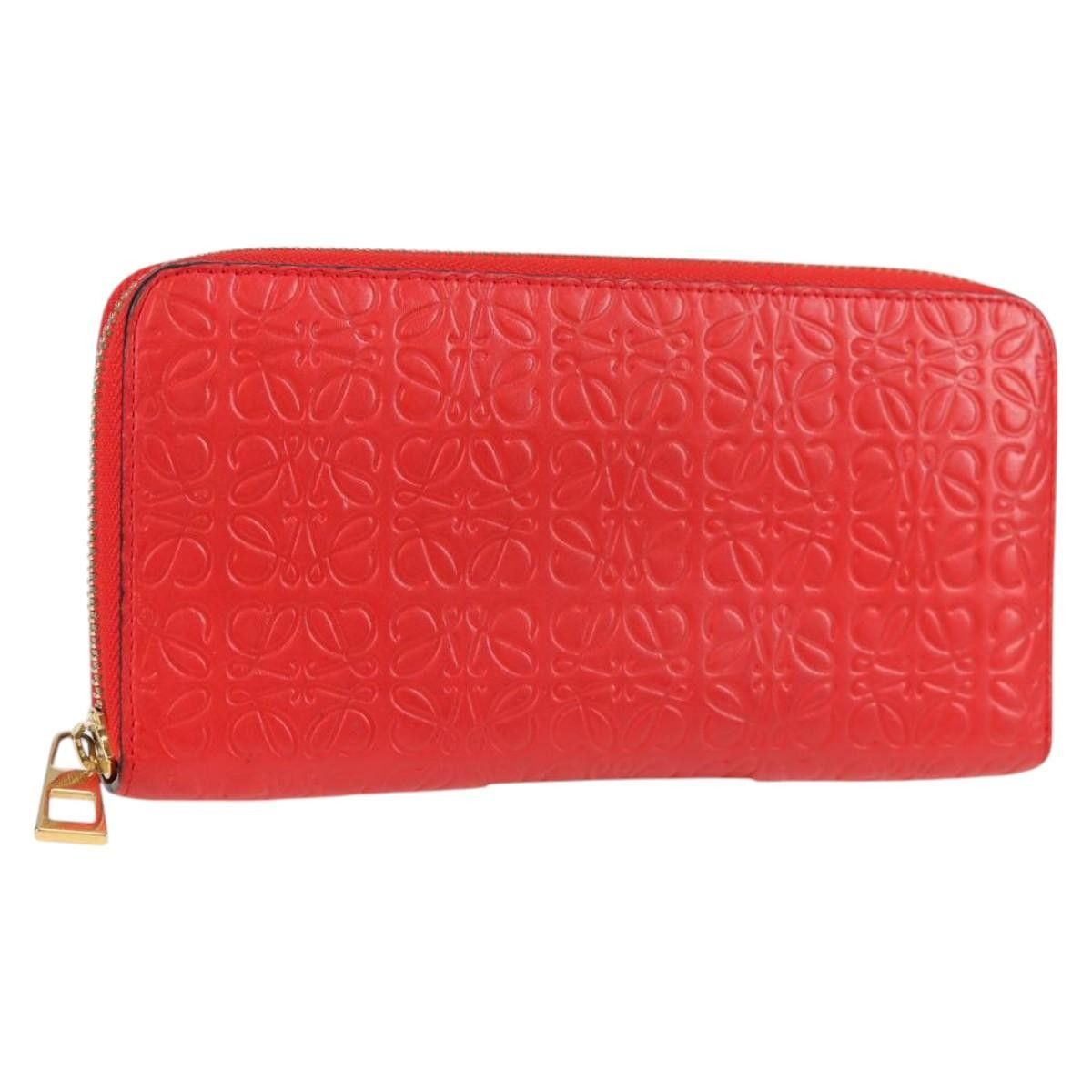 Loewe Loewe Anagram Wallet Leather Size ONE SIZE - 1 Thumbnail