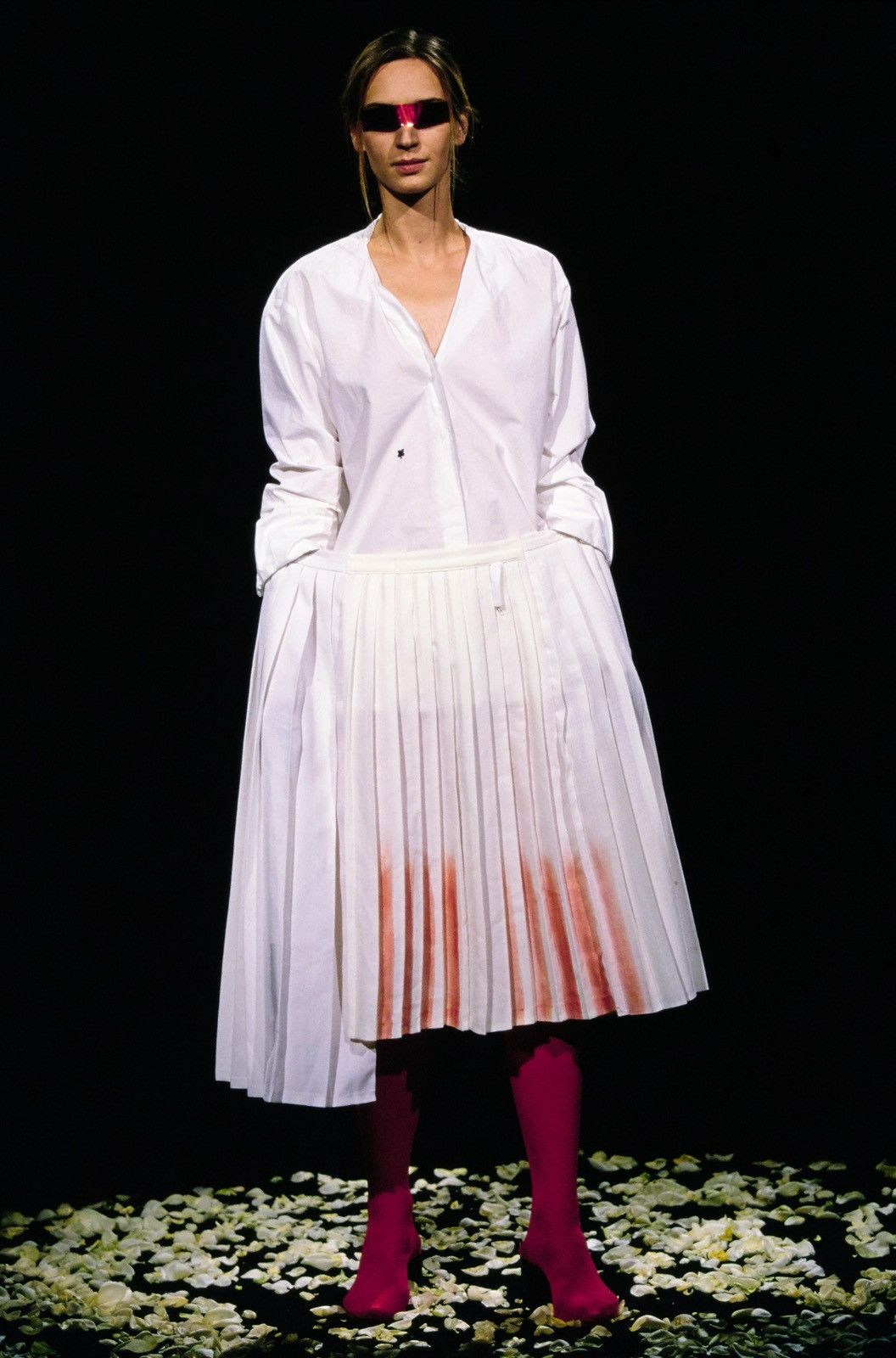Maison Margiela S/S 2001 ARTISANAL RUNWAY OVERSIZED PANELED SKIRT Size 28" / US 6 / IT 42 - 4 Thumbnail