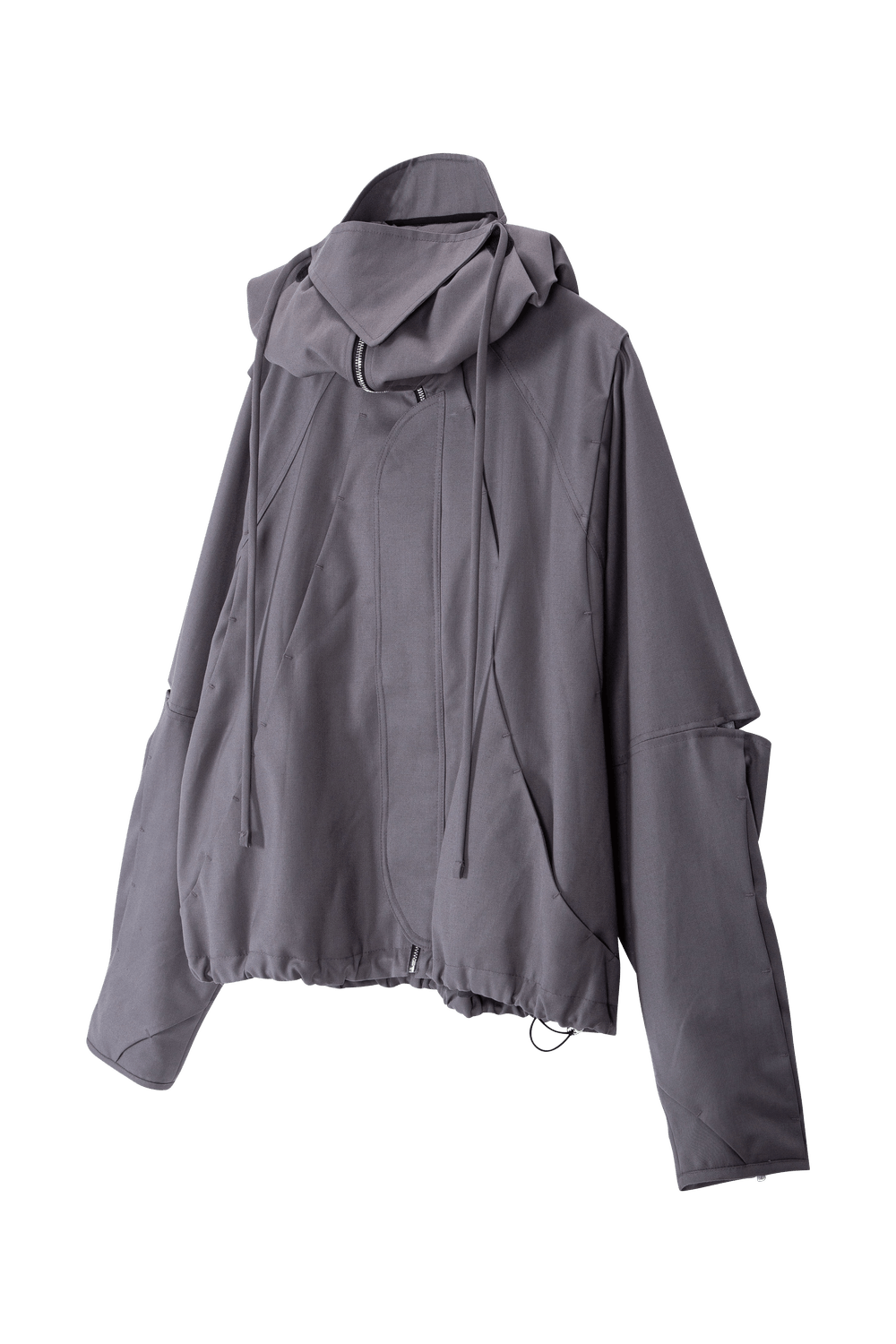 FFFPOSTALSERVICE Hooded Parachute Bomber (Ghost Lilac) | Grailed